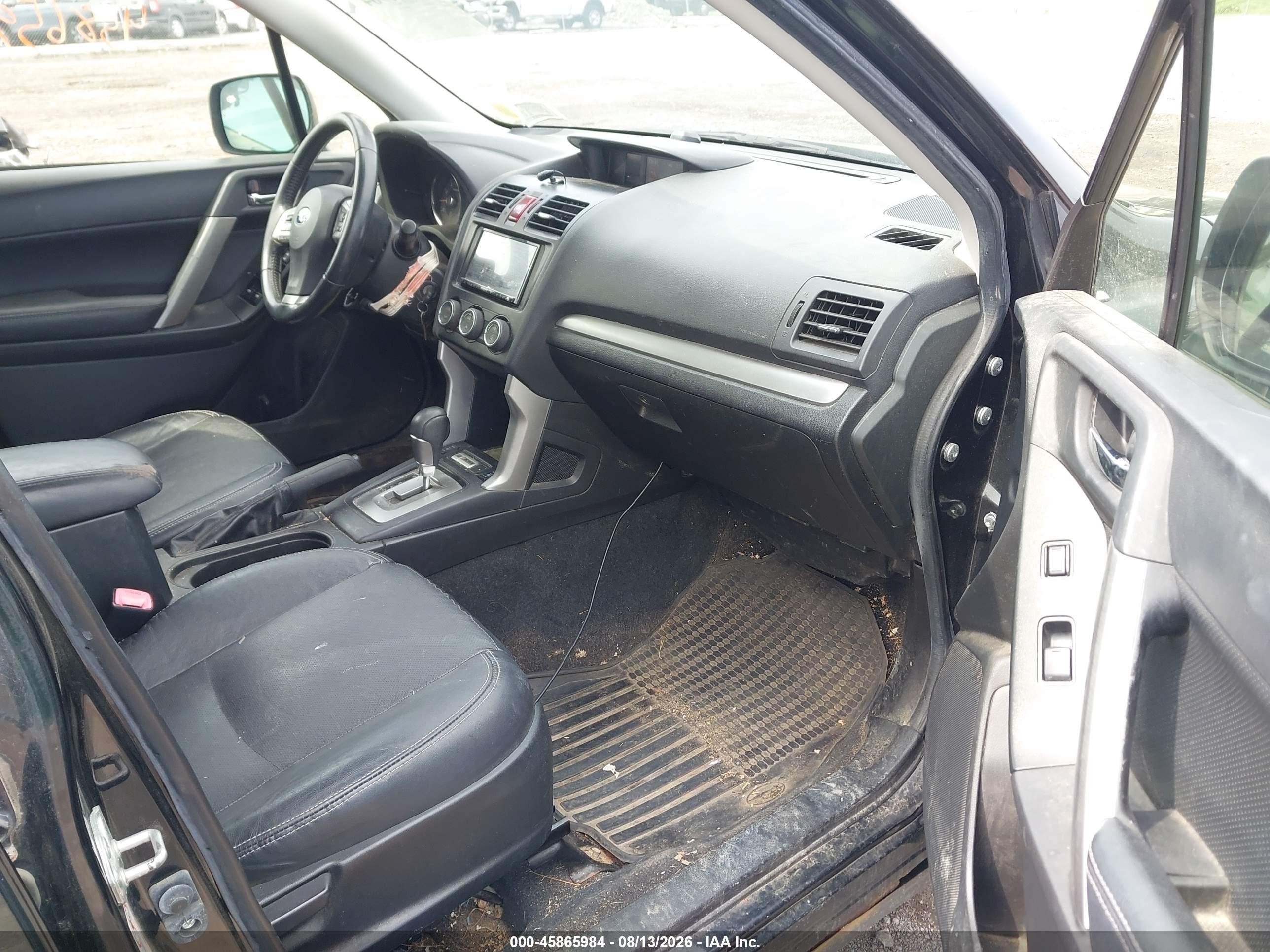 2014 Subaru Forester 2.5i Limited Black vin: JF2SJAJC4EH425509