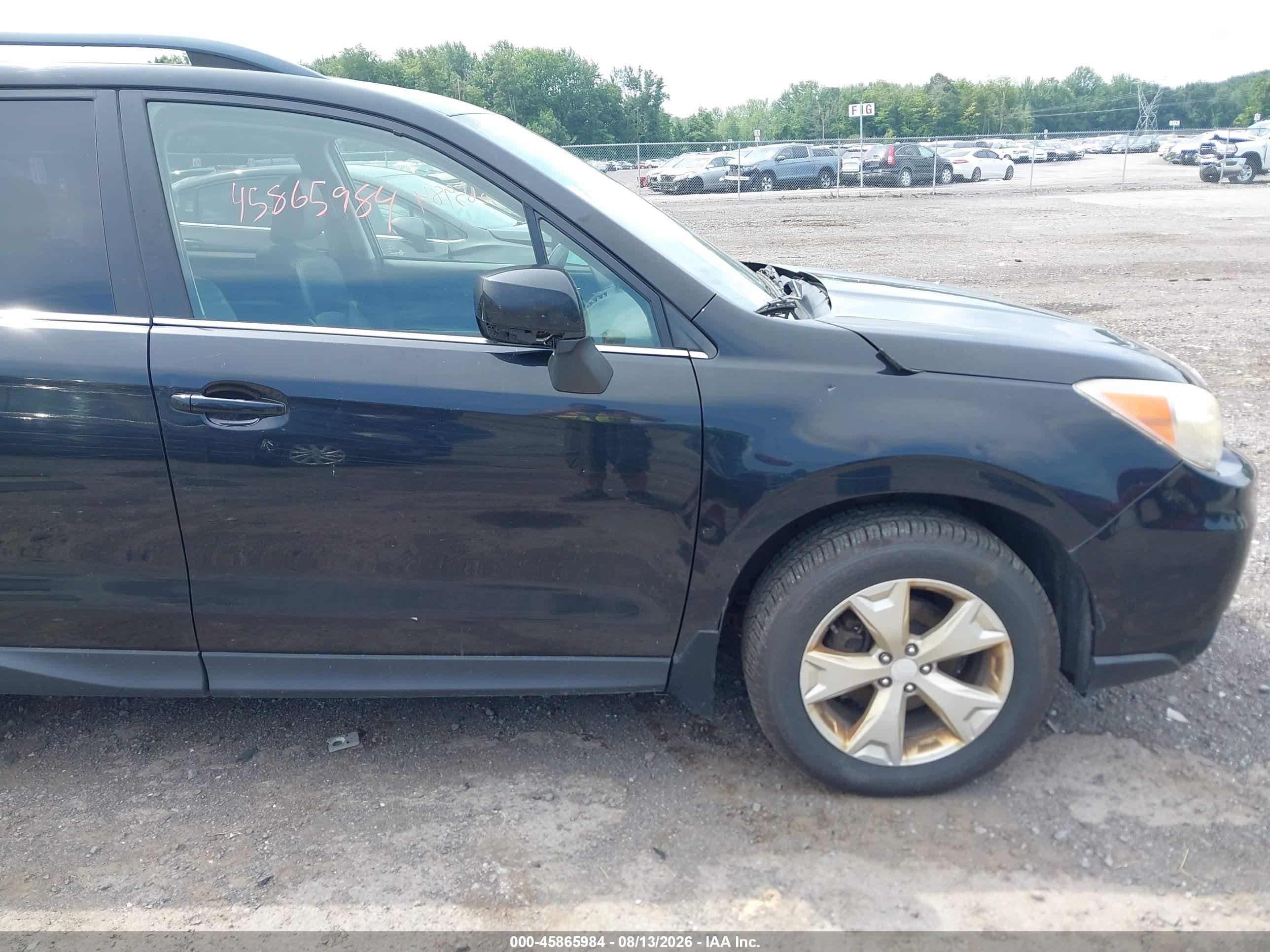 2014 Subaru Forester 2.5i Limited Black vin: JF2SJAJC4EH425509