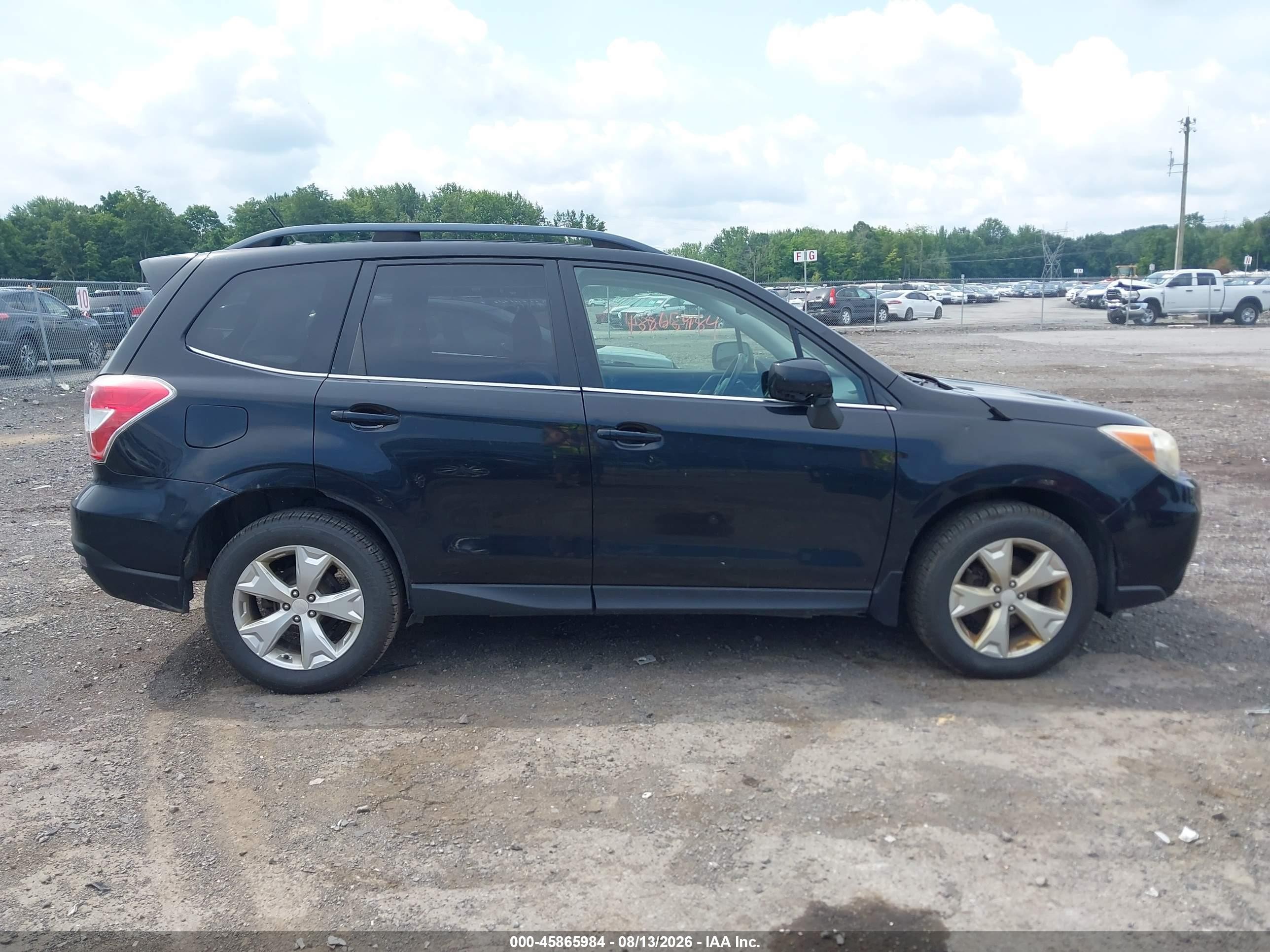 2014 Subaru Forester 2.5i Limited Black vin: JF2SJAJC4EH425509