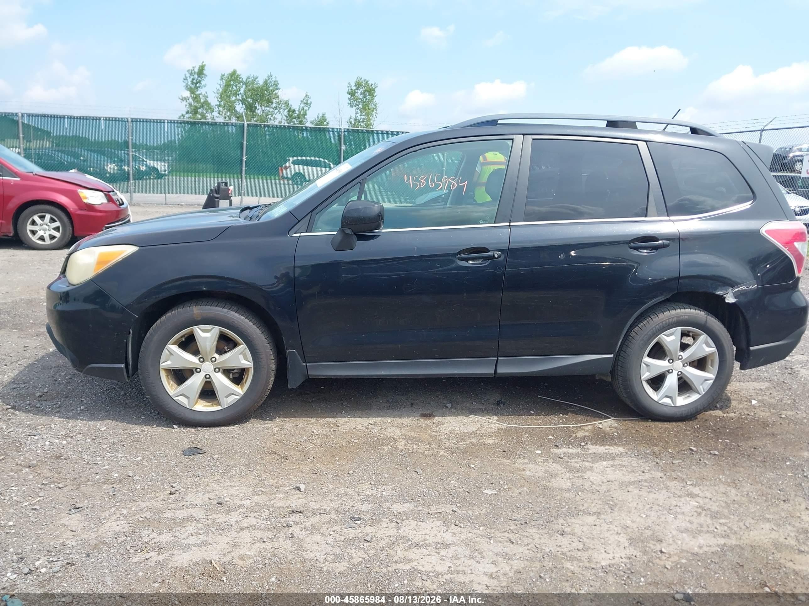 2014 Subaru Forester 2.5i Limited Black vin: JF2SJAJC4EH425509