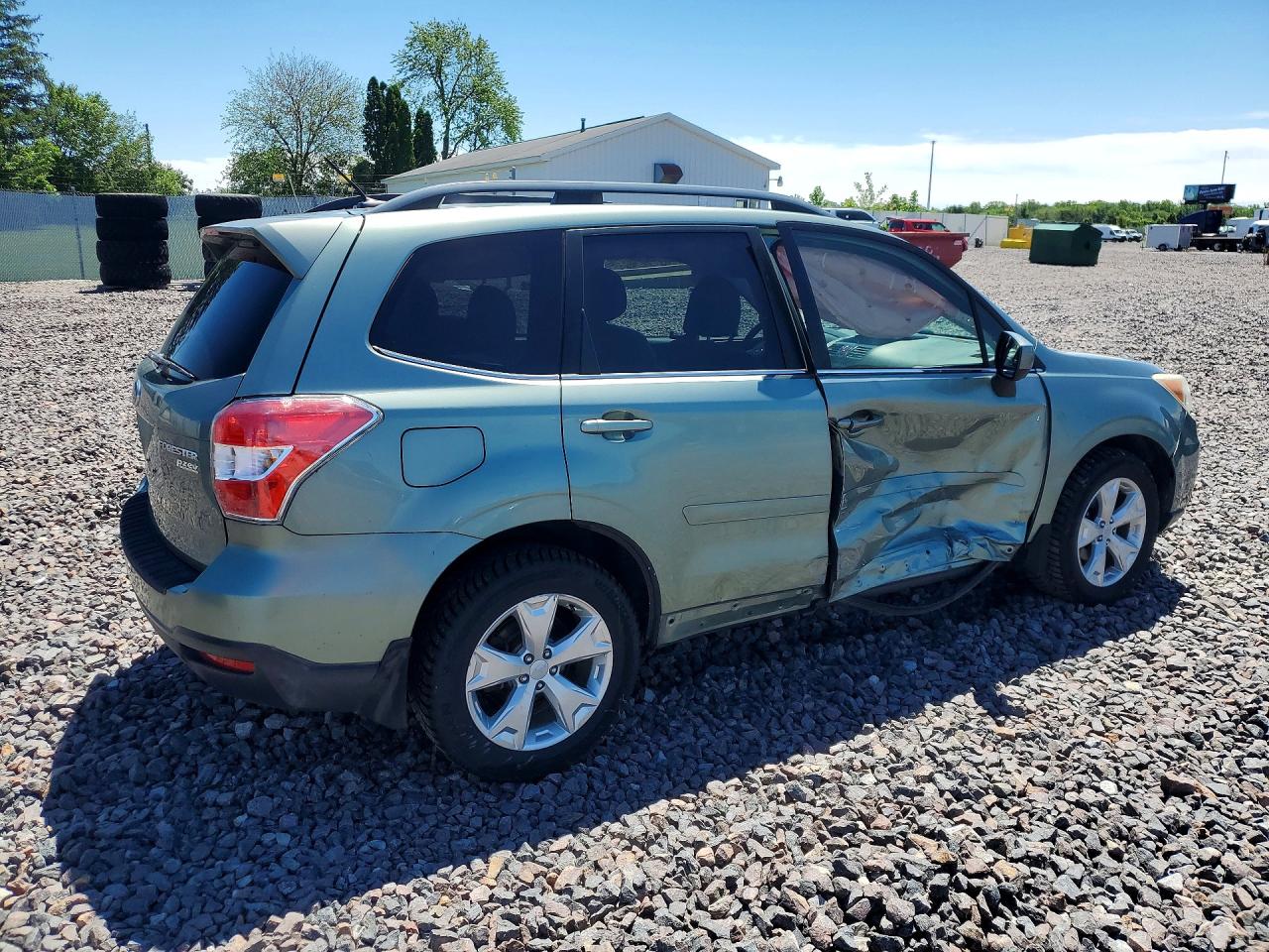 2014 Subaru Forester 2.5i Limited Green vin: JF2SJAJC4EH478887