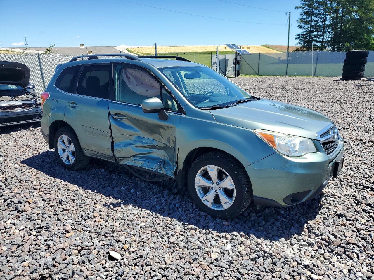 2014 Subaru Forester 2.5i Limited Green vin: JF2SJAJC4EH478887