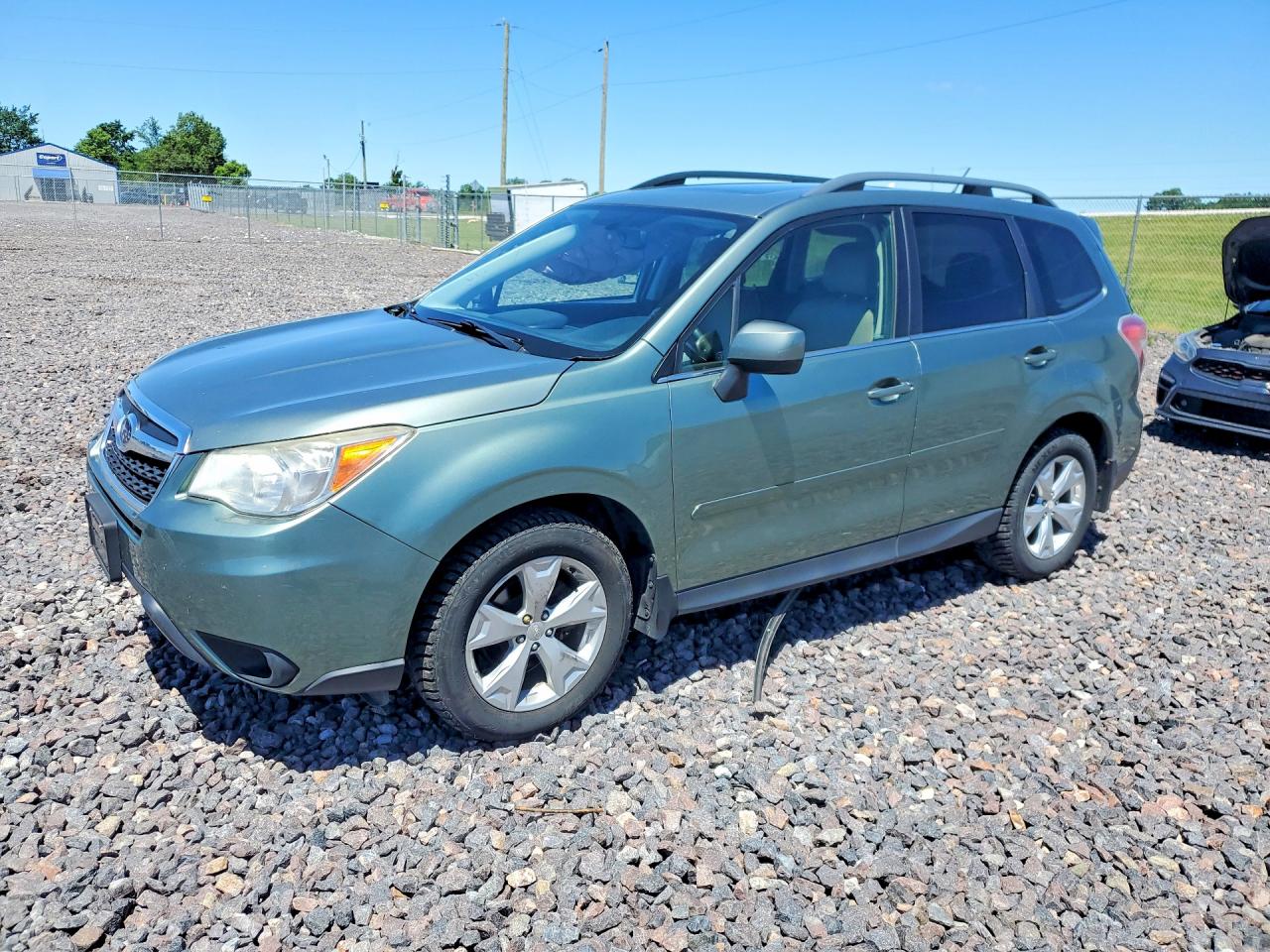 2014 Subaru Forester 2.5i Limited Green vin: JF2SJAJC4EH478887
