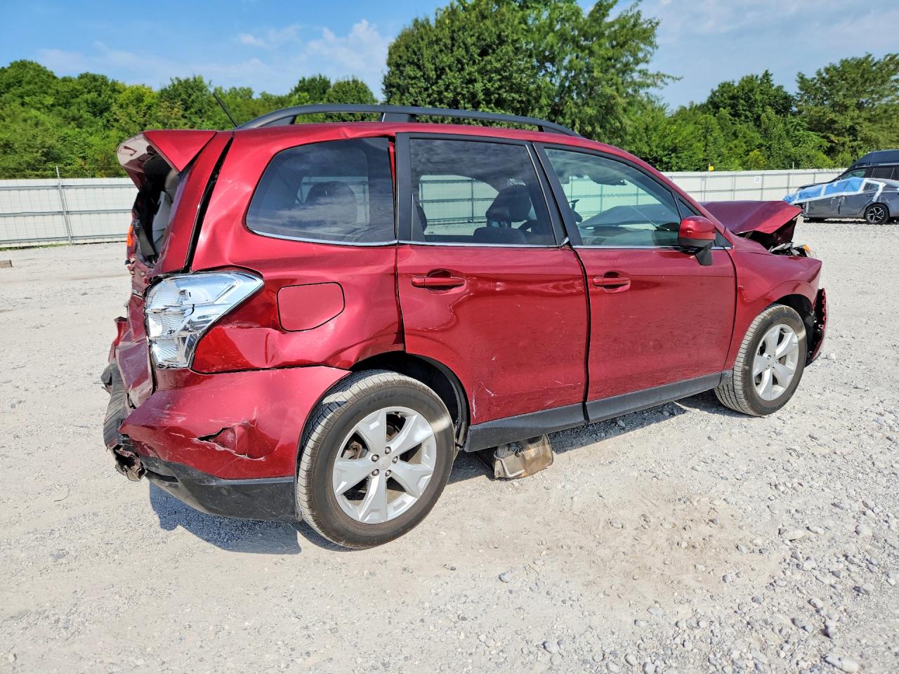 2014 Subaru Forester 2.5i Limited Maroon vin: JF2SJAJC5EH488506