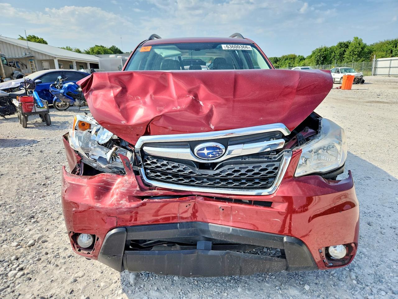 2014 Subaru Forester 2.5i Limited Maroon vin: JF2SJAJC5EH488506