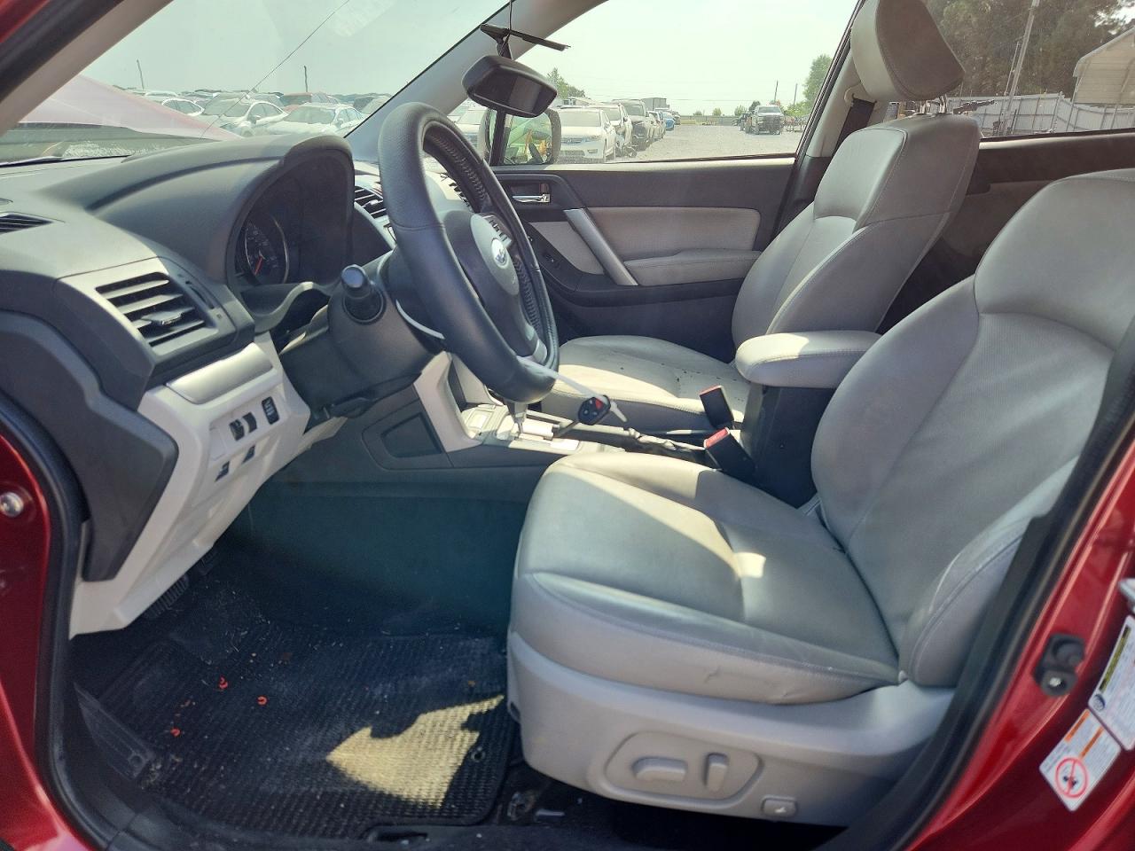 2014 Subaru Forester 2.5i Limited Maroon vin: JF2SJAJC5EH488506