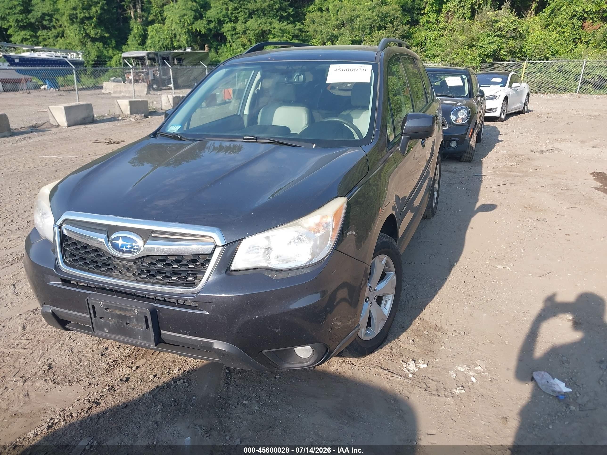 2014 Subaru Forester 2.5i Limited Gray vin: JF2SJAJC6EH471746