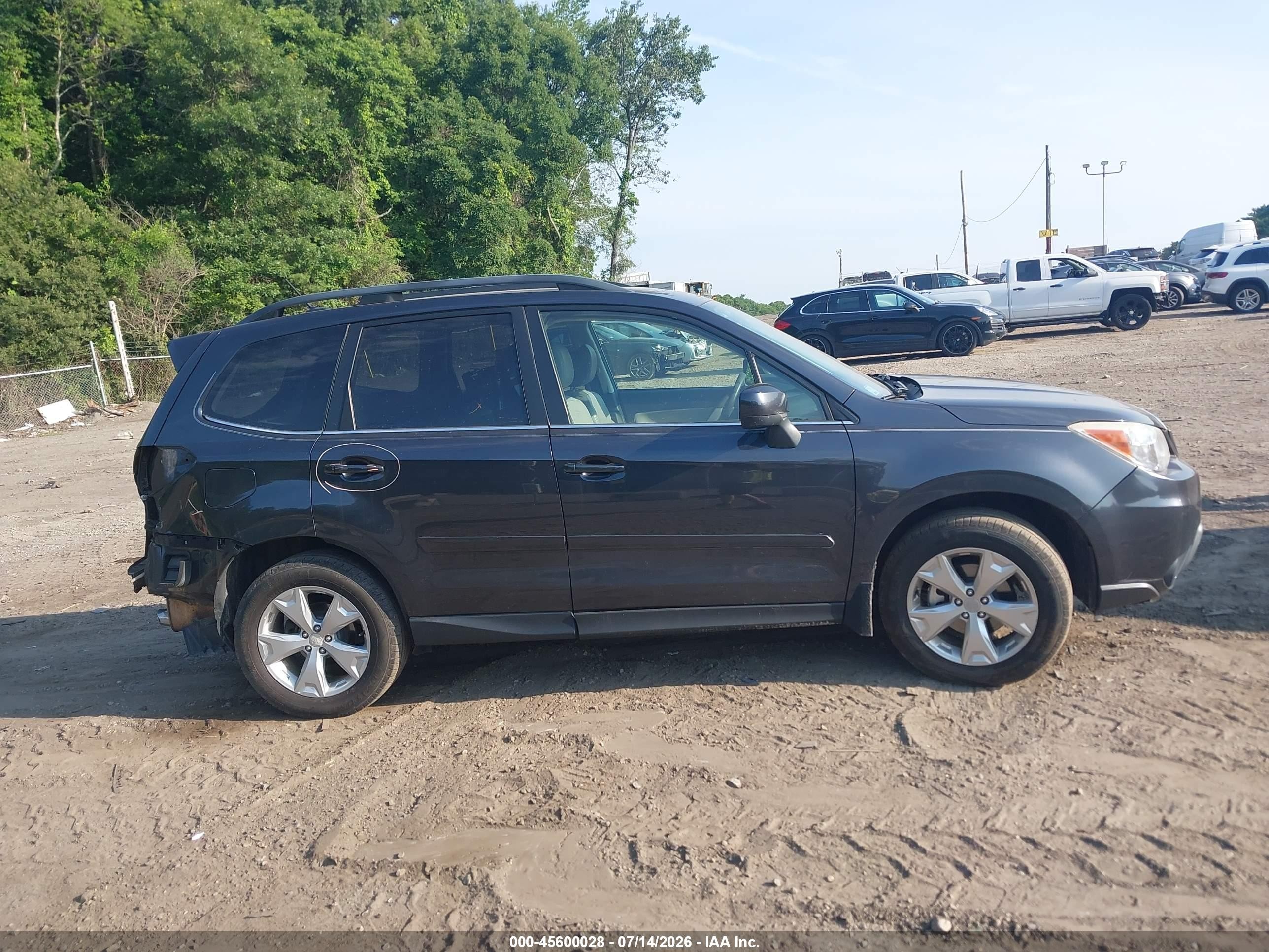 2014 Subaru Forester 2.5i Limited Gray vin: JF2SJAJC6EH471746