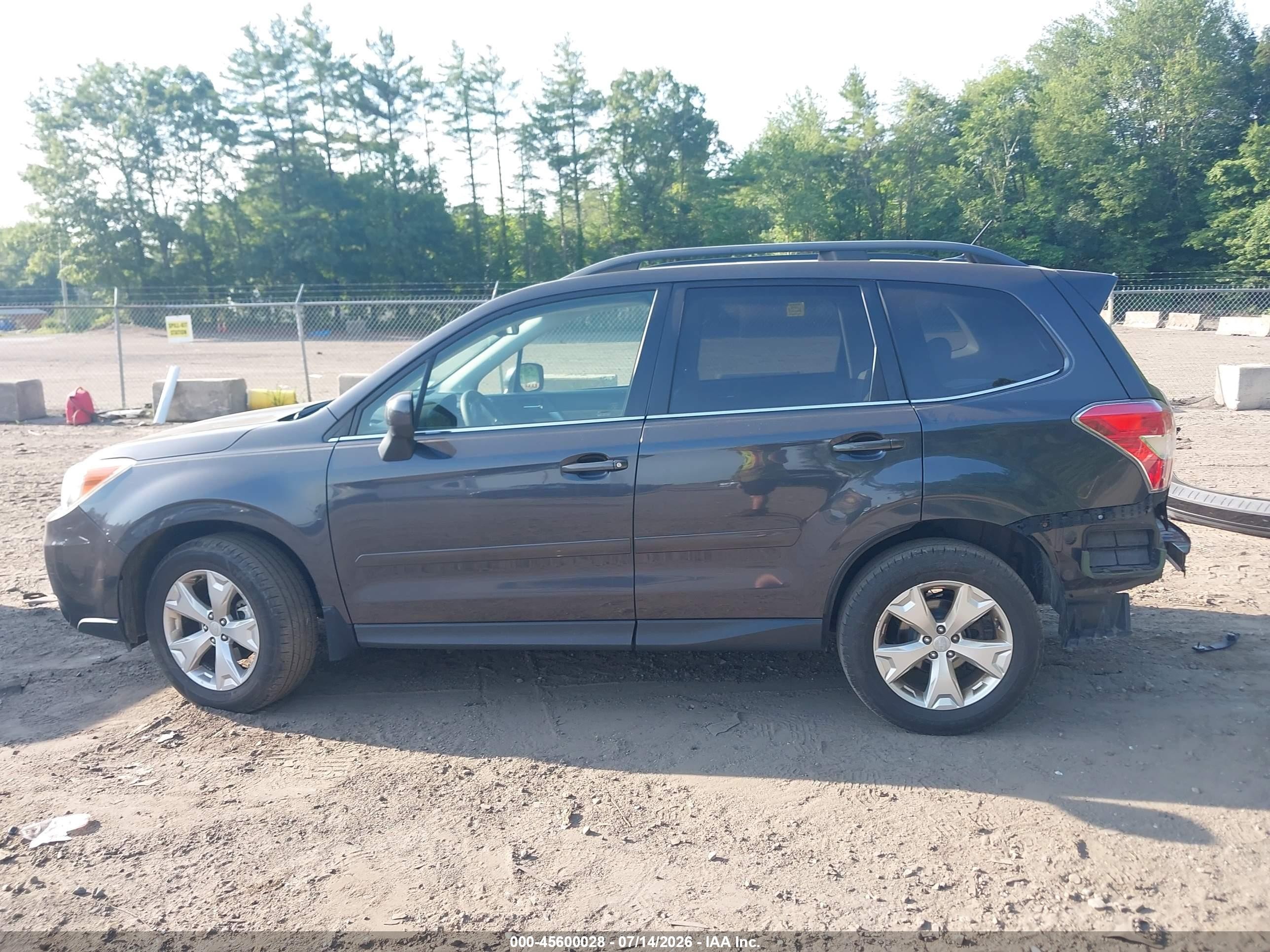 2014 Subaru Forester 2.5i Limited Gray vin: JF2SJAJC6EH471746
