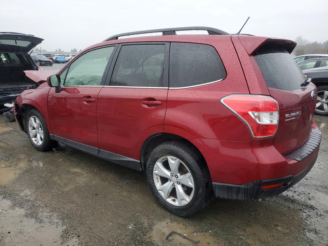 2014 Subaru Forester 2.5i Limited Красный vin: JF2SJAJC6EH554206