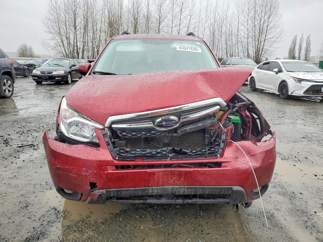 2014 Subaru Forester 2.5i Limited Красный vin: JF2SJAJC6EH554206