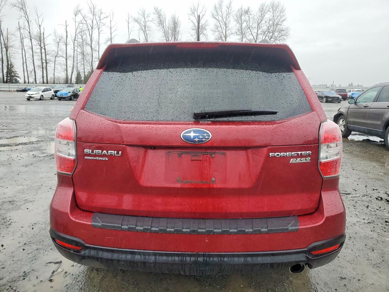 2014 Subaru Forester 2.5i Limited Красный vin: JF2SJAJC6EH554206