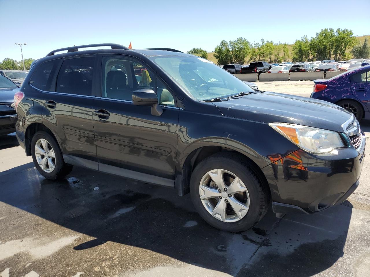 2014 Subaru Forester 2.5i Limited Black vin: JF2SJAJC7EH417582