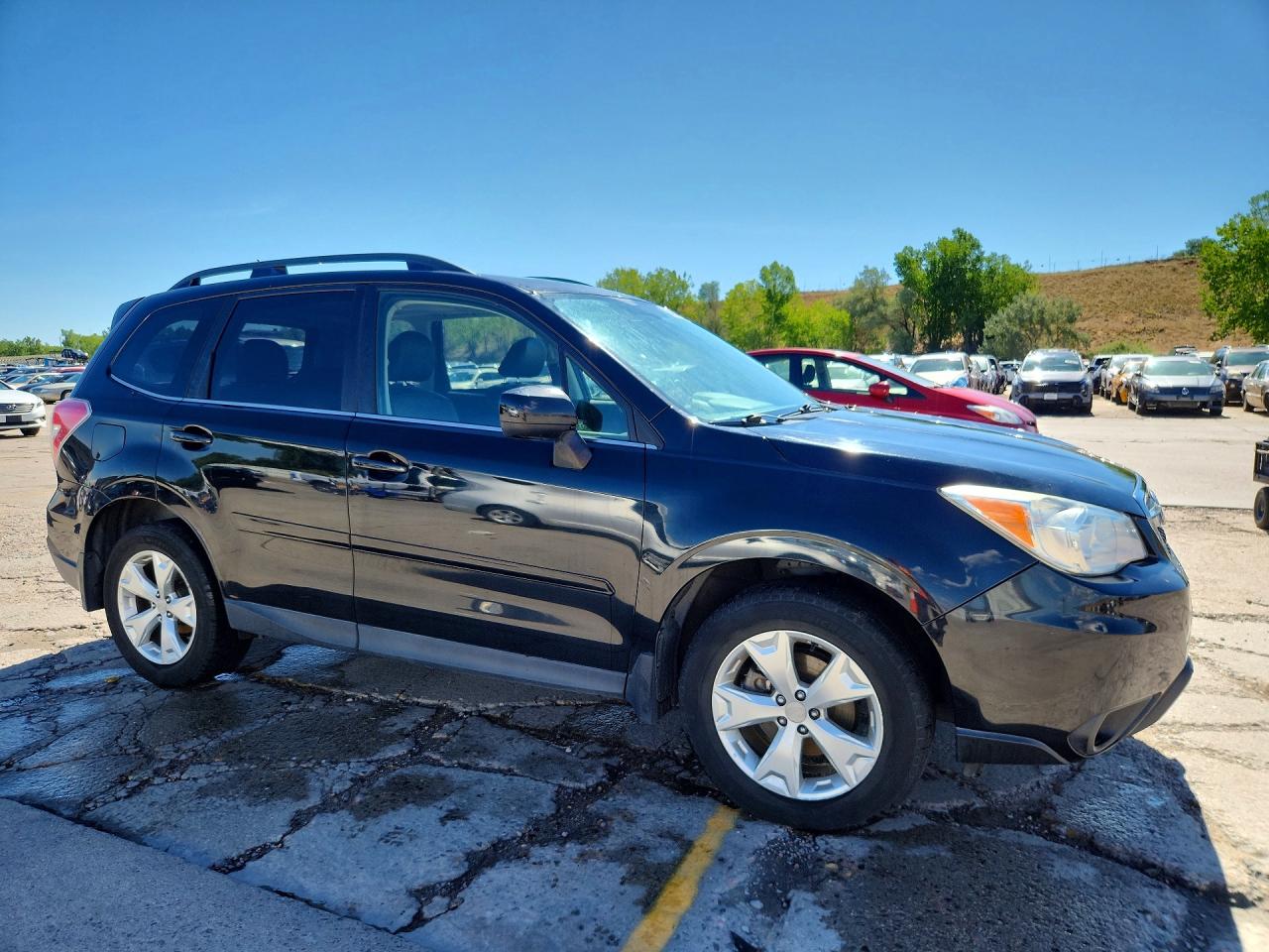 2014 Subaru Forester 2.5i Limited Black vin: JF2SJAJC7EH417582