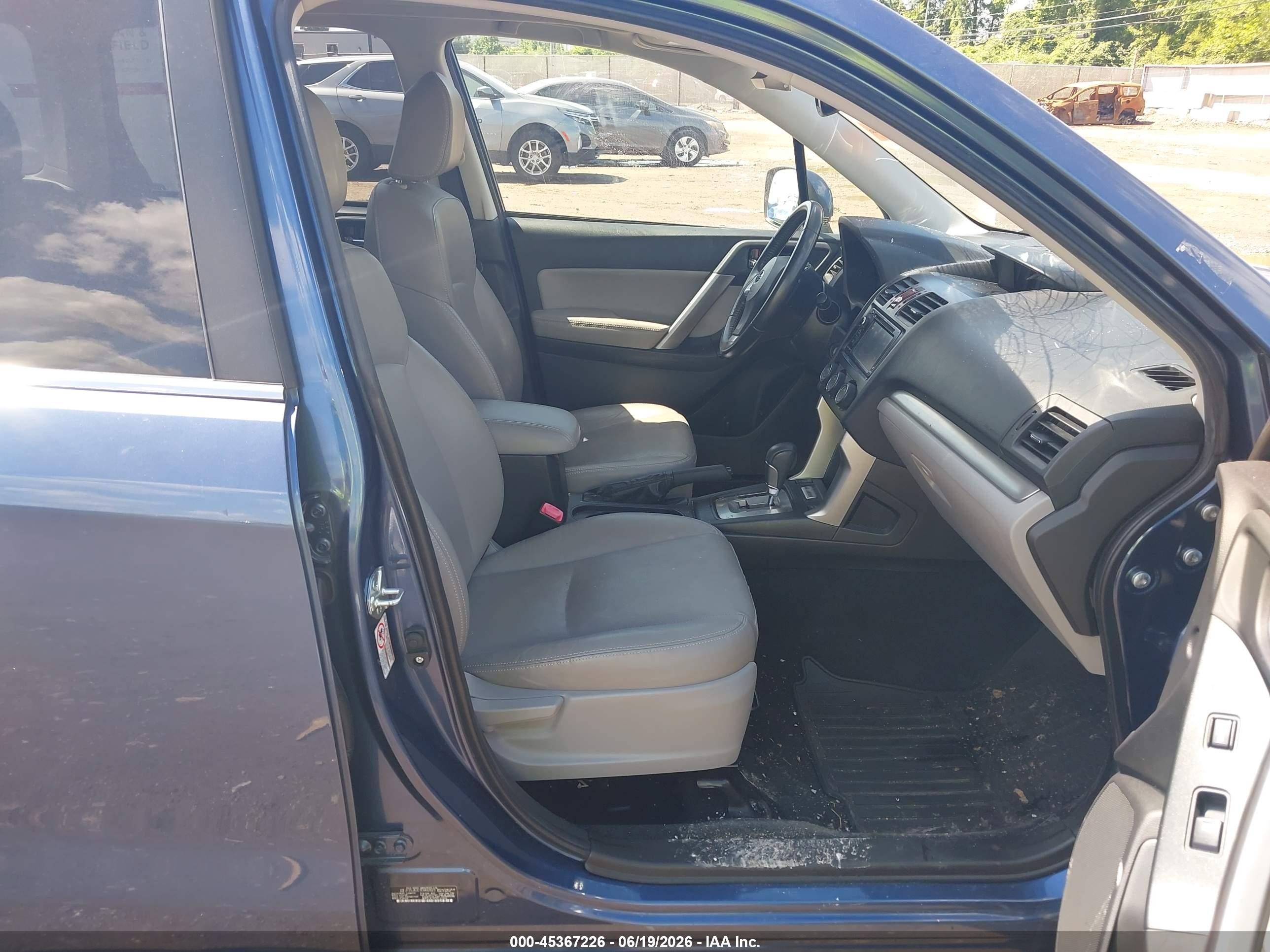 2014 Subaru Forester 2.5i Limited Blue vin: JF2SJAJC7EH492623