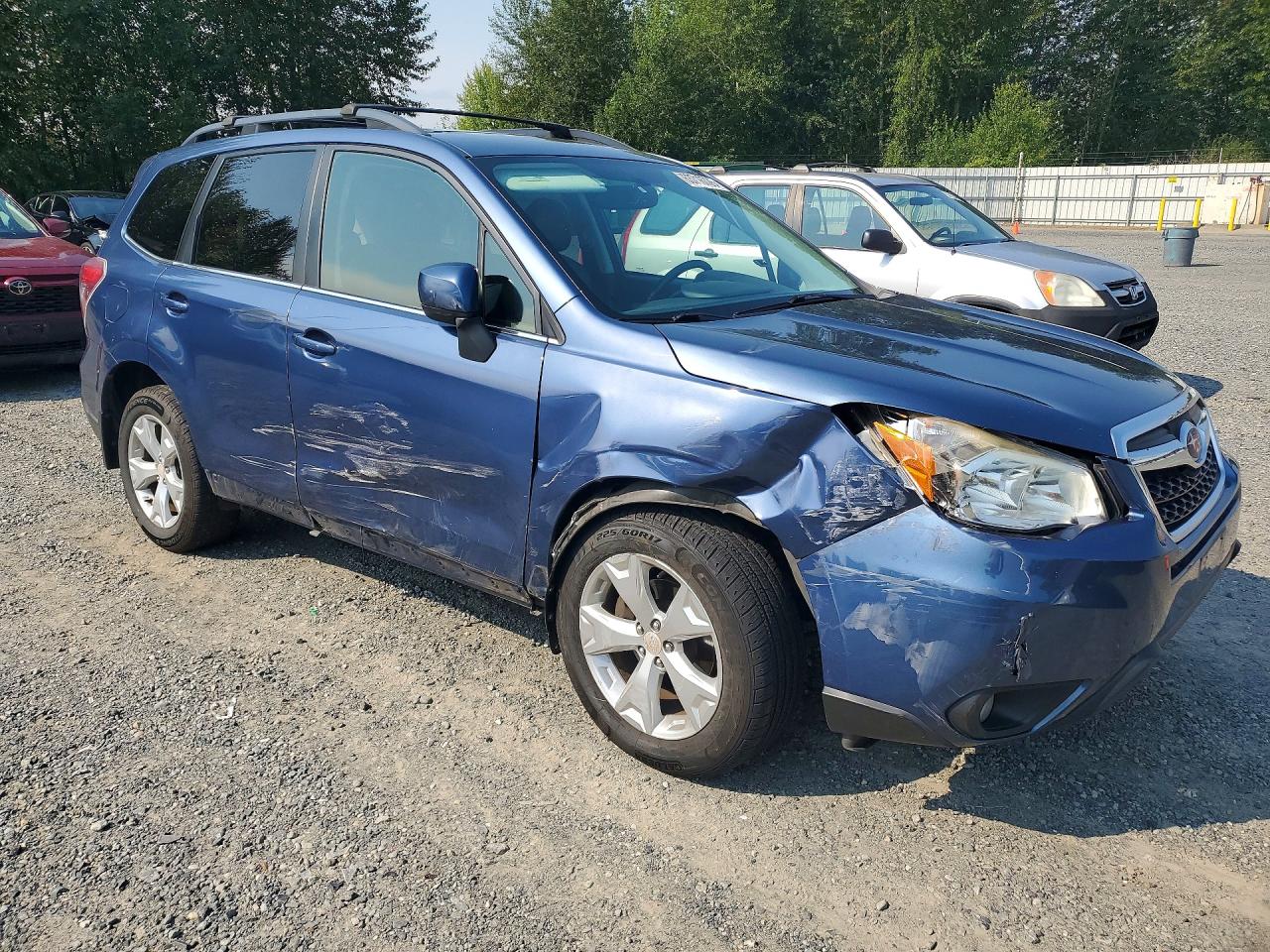 2014 Subaru Forester 2.5i Limited Blue vin: JF2SJAJC8EH413492