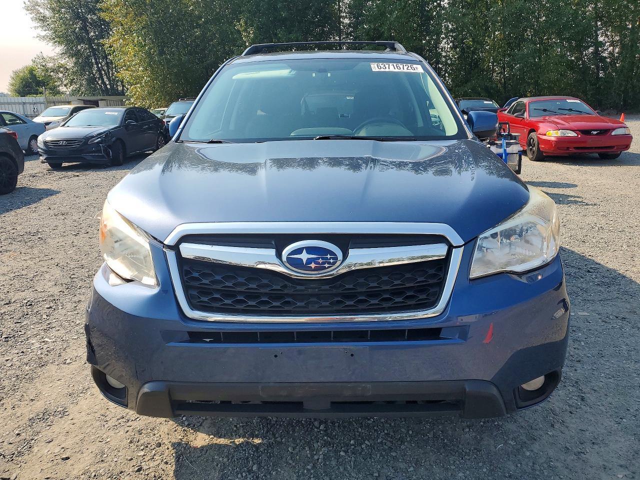 2014 Subaru Forester 2.5i Limited Blue vin: JF2SJAJC8EH413492