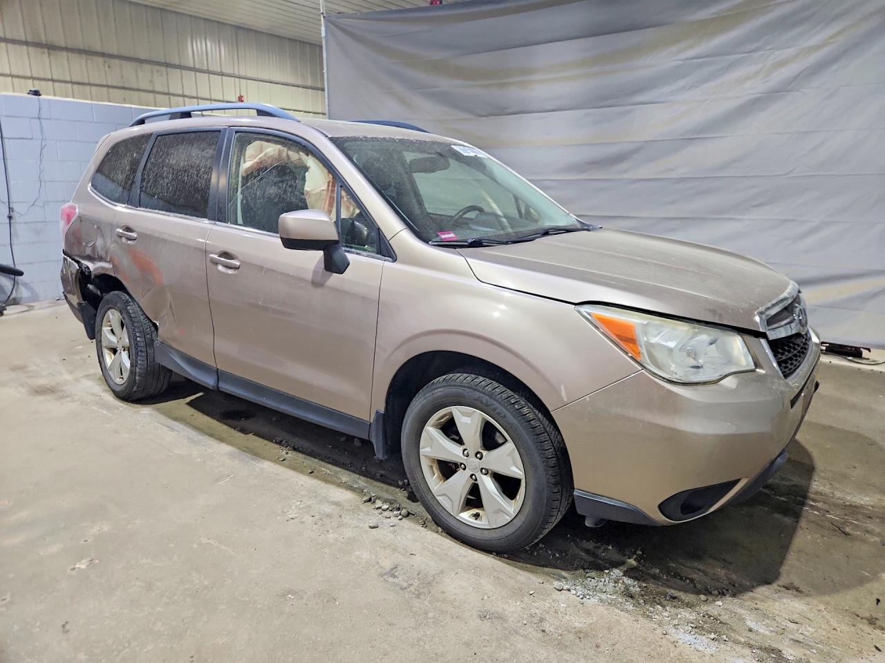 2014 Subaru Forester Brown vin: JF2SJAJC9EH423657