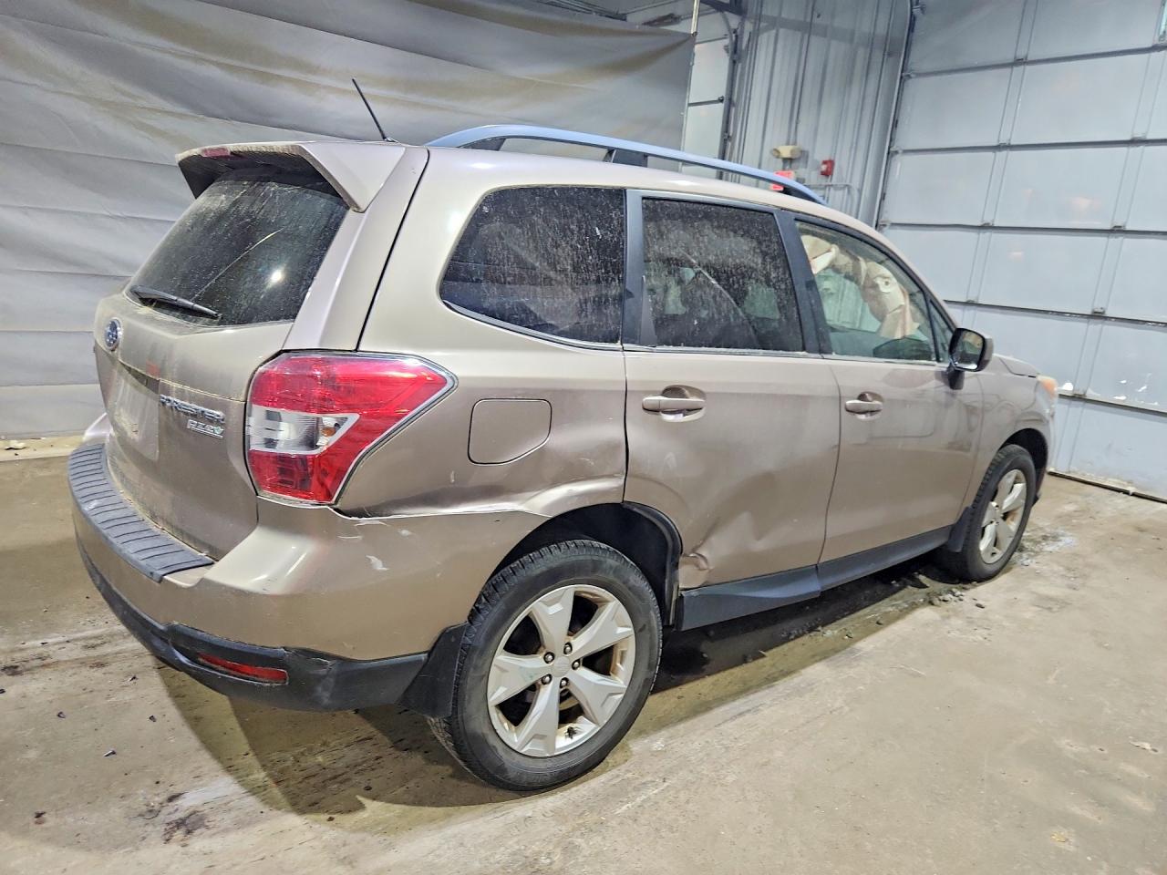 2014 Subaru Forester Brown vin: JF2SJAJC9EH423657