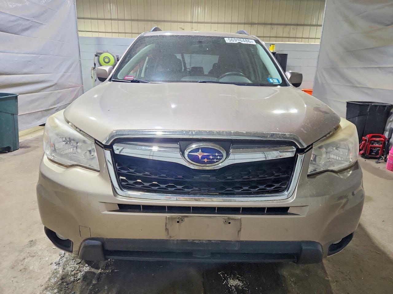 2014 Subaru Forester Brown vin: JF2SJAJC9EH423657
