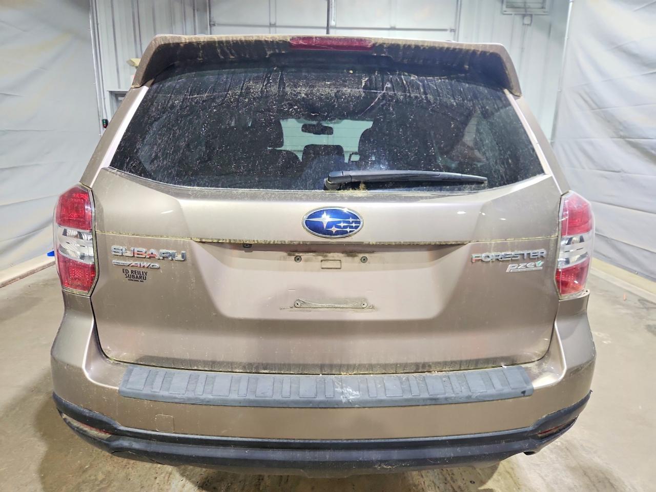 2014 Subaru Forester Brown vin: JF2SJAJC9EH423657