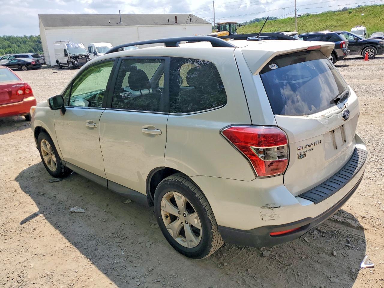 2014 Subaru Forester 2.5i Limited White vin: JF2SJAJC9EH442113