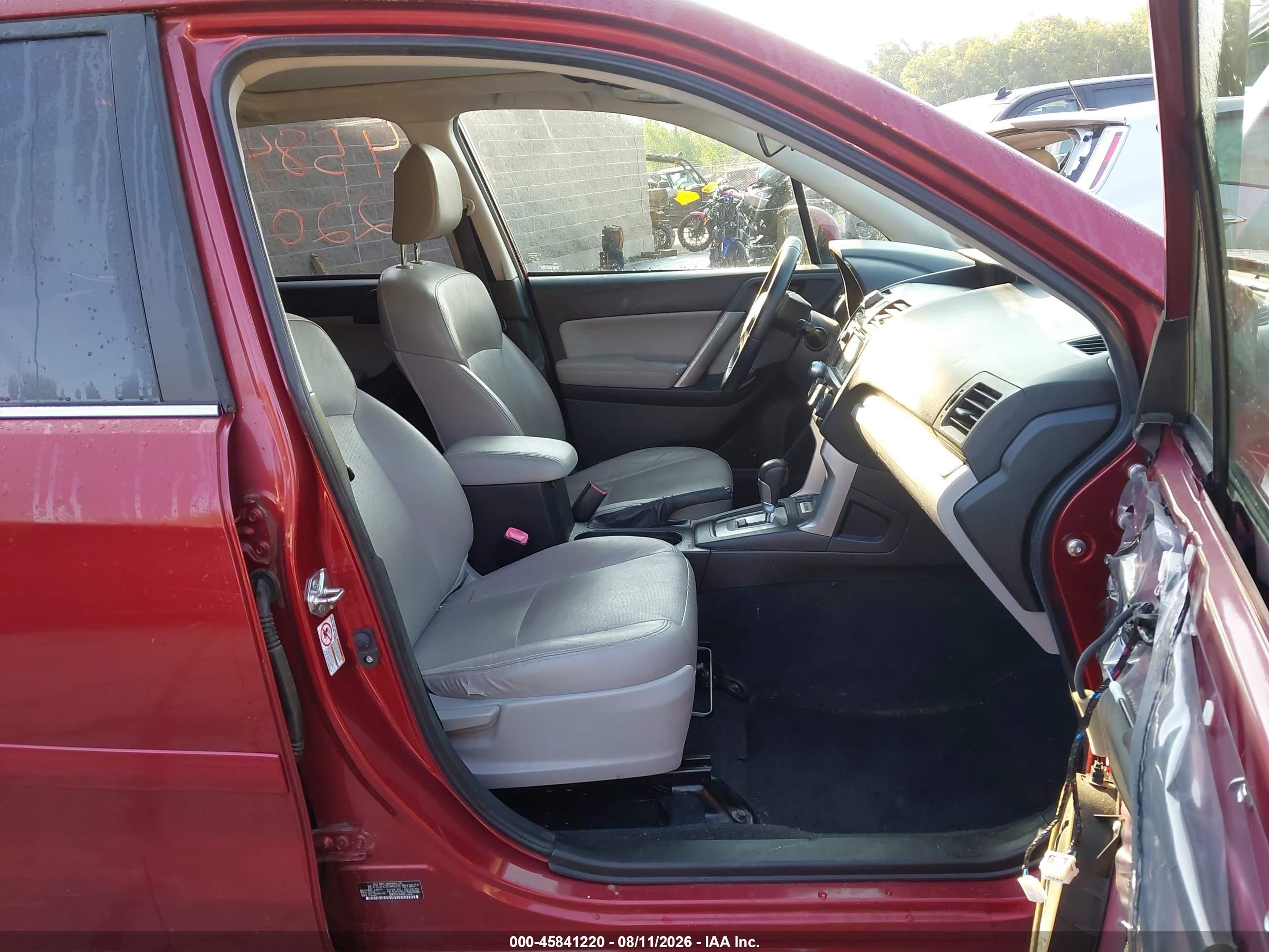2014 Subaru Forester 2.5i Limited Red vin: JF2SJAJC9EH446209