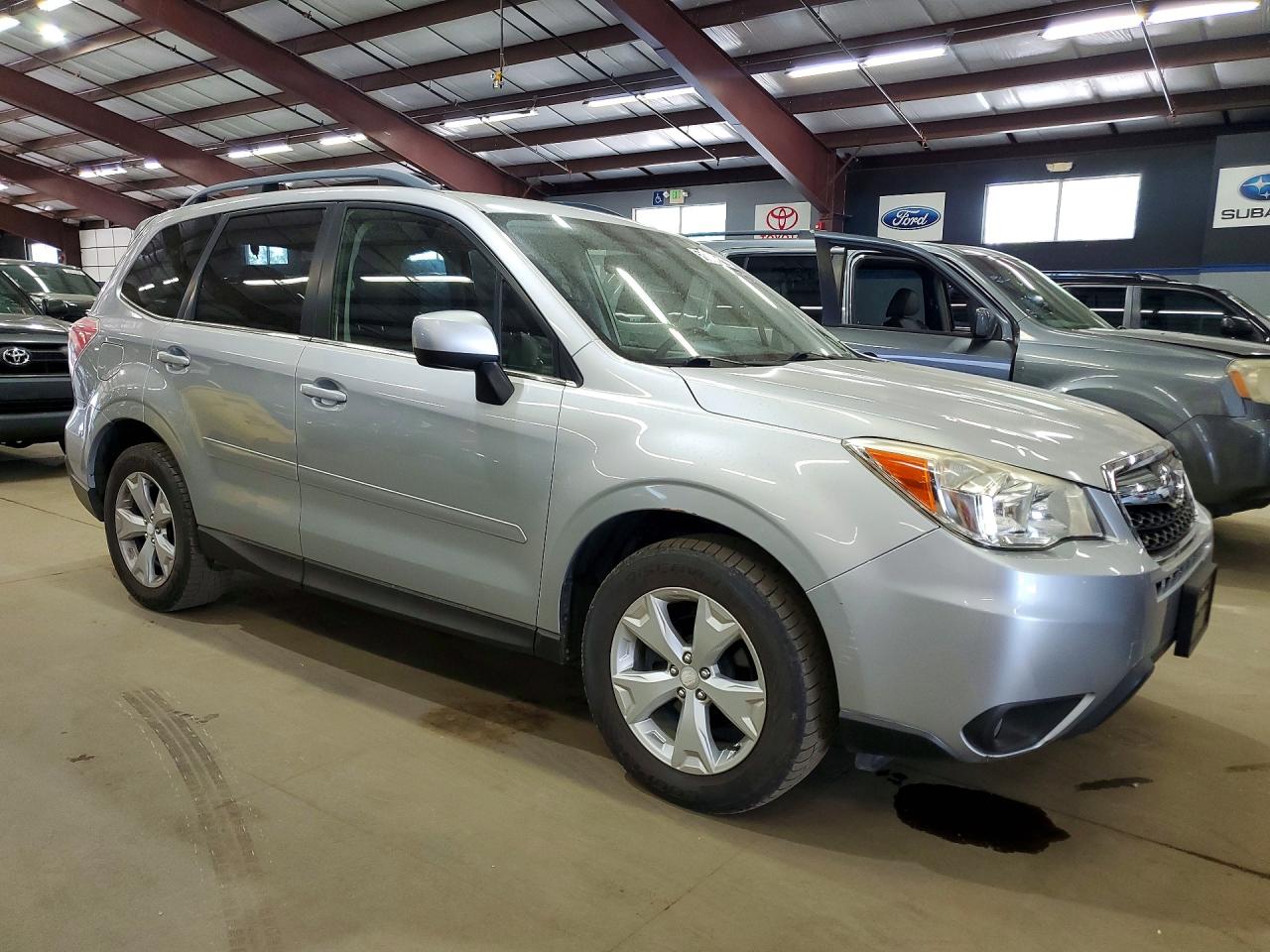 2014 Subaru Forester 2.5i Limited Silver vin: JF2SJAJC9EH460272