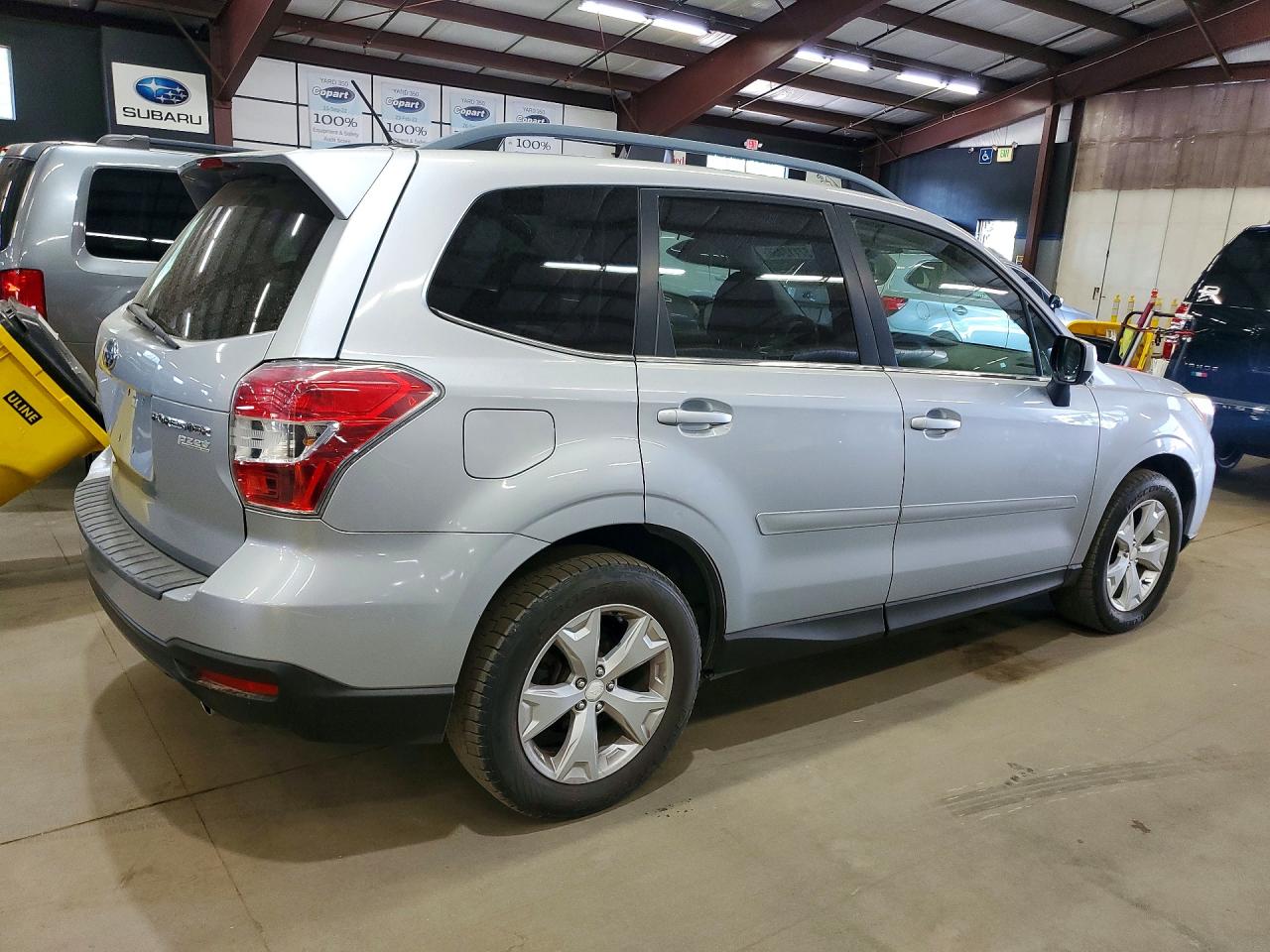 2014 Subaru Forester 2.5i Limited Silver vin: JF2SJAJC9EH460272
