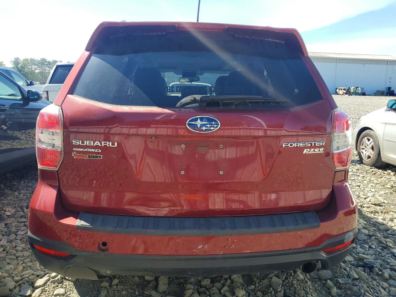 2014 Subaru Forester 2.5i Limited Maroon vin: JF2SJAJCXEH431041