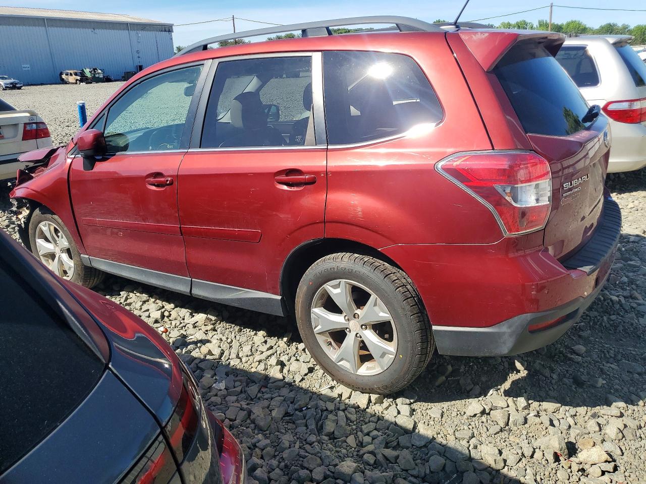 2014 Subaru Forester 2.5i Limited Maroon vin: JF2SJAJCXEH431041