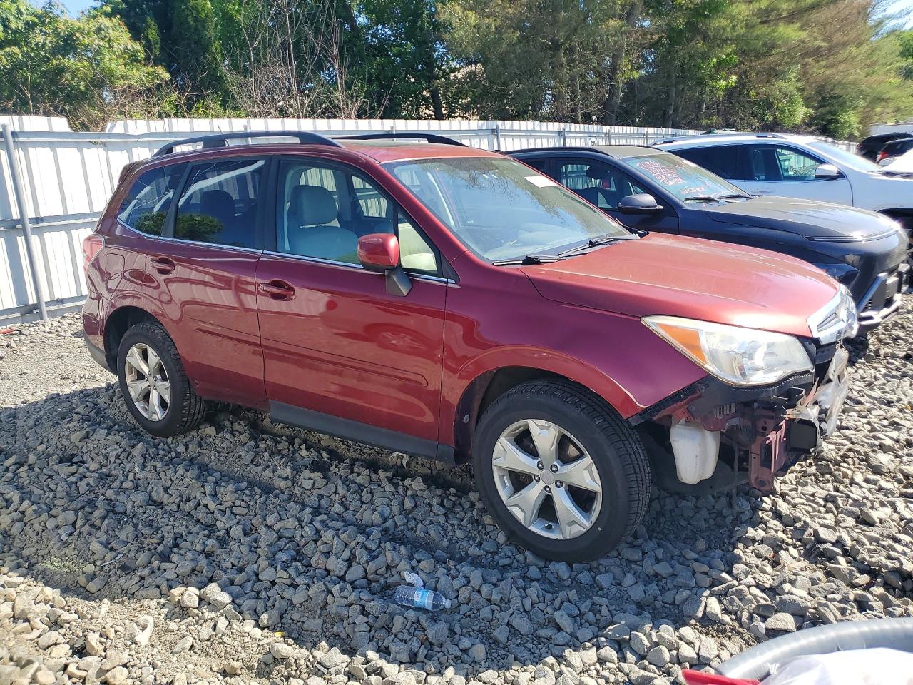 2014 Subaru Forester 2.5i Limited Maroon vin: JF2SJAJCXEH431041