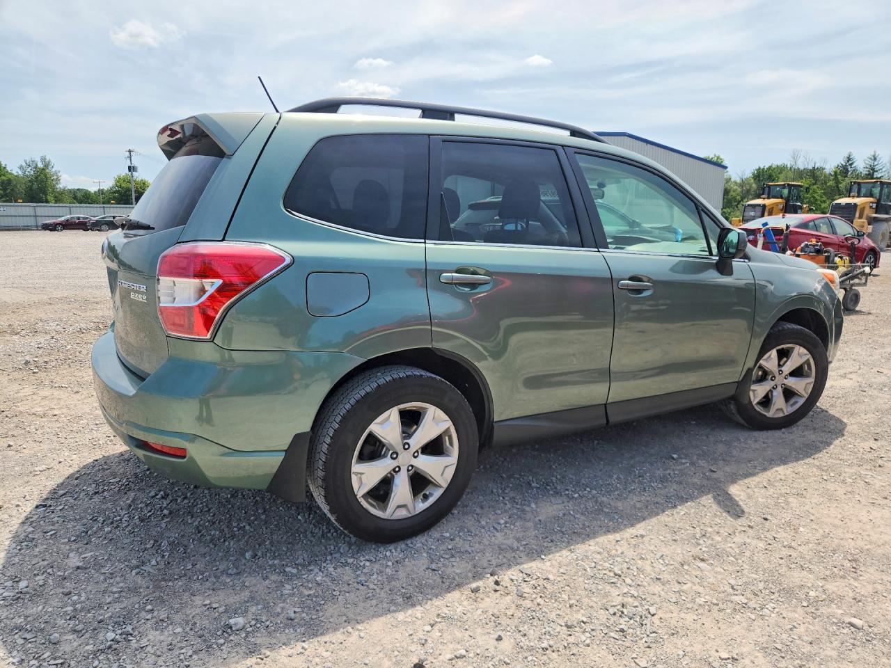 2014 Subaru Forester 2.5i Limited Green vin: JF2SJAJCXEH443433