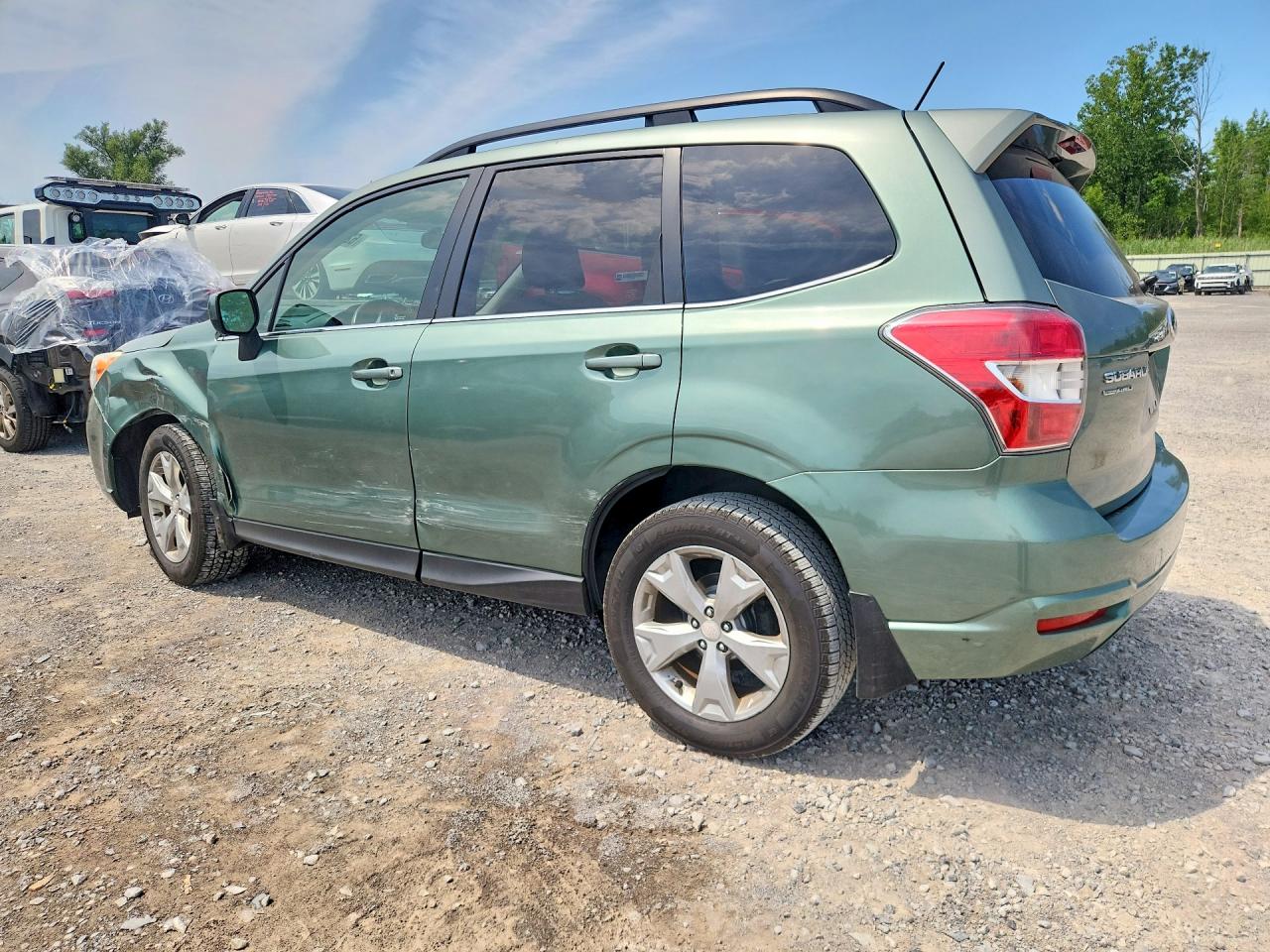 2014 Subaru Forester 2.5i Limited Green vin: JF2SJAJCXEH443433