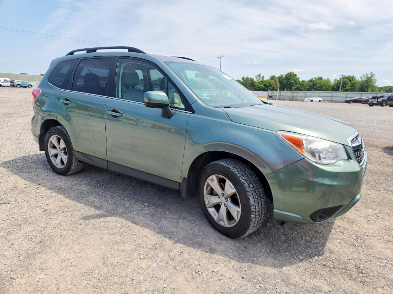 2014 Subaru Forester 2.5i Limited Green vin: JF2SJAJCXEH443433