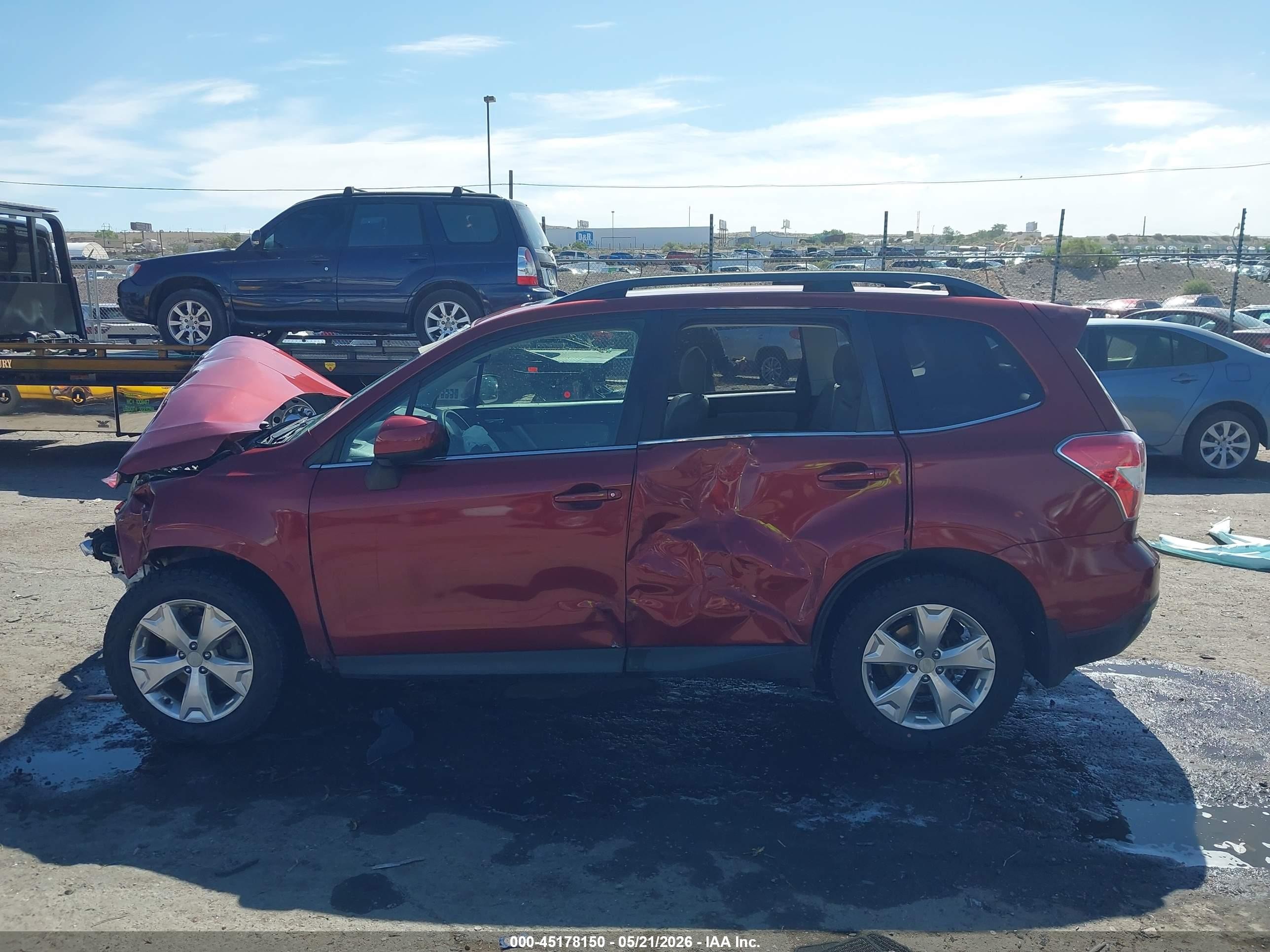 2014 Subaru Forester 2.5i Limited Red vin: JF2SJAJCXEH453993