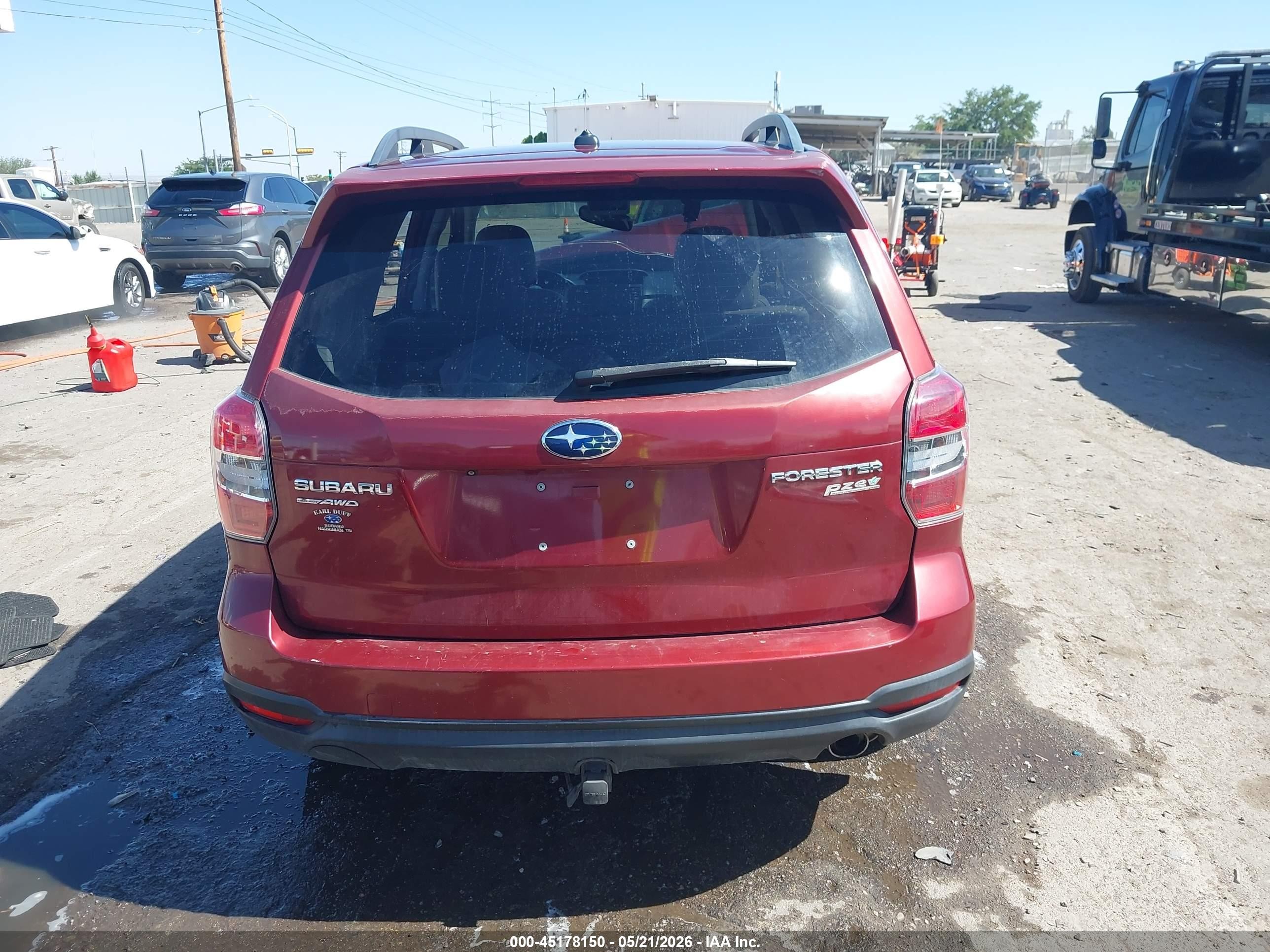 2014 Subaru Forester 2.5i Limited Red vin: JF2SJAJCXEH453993