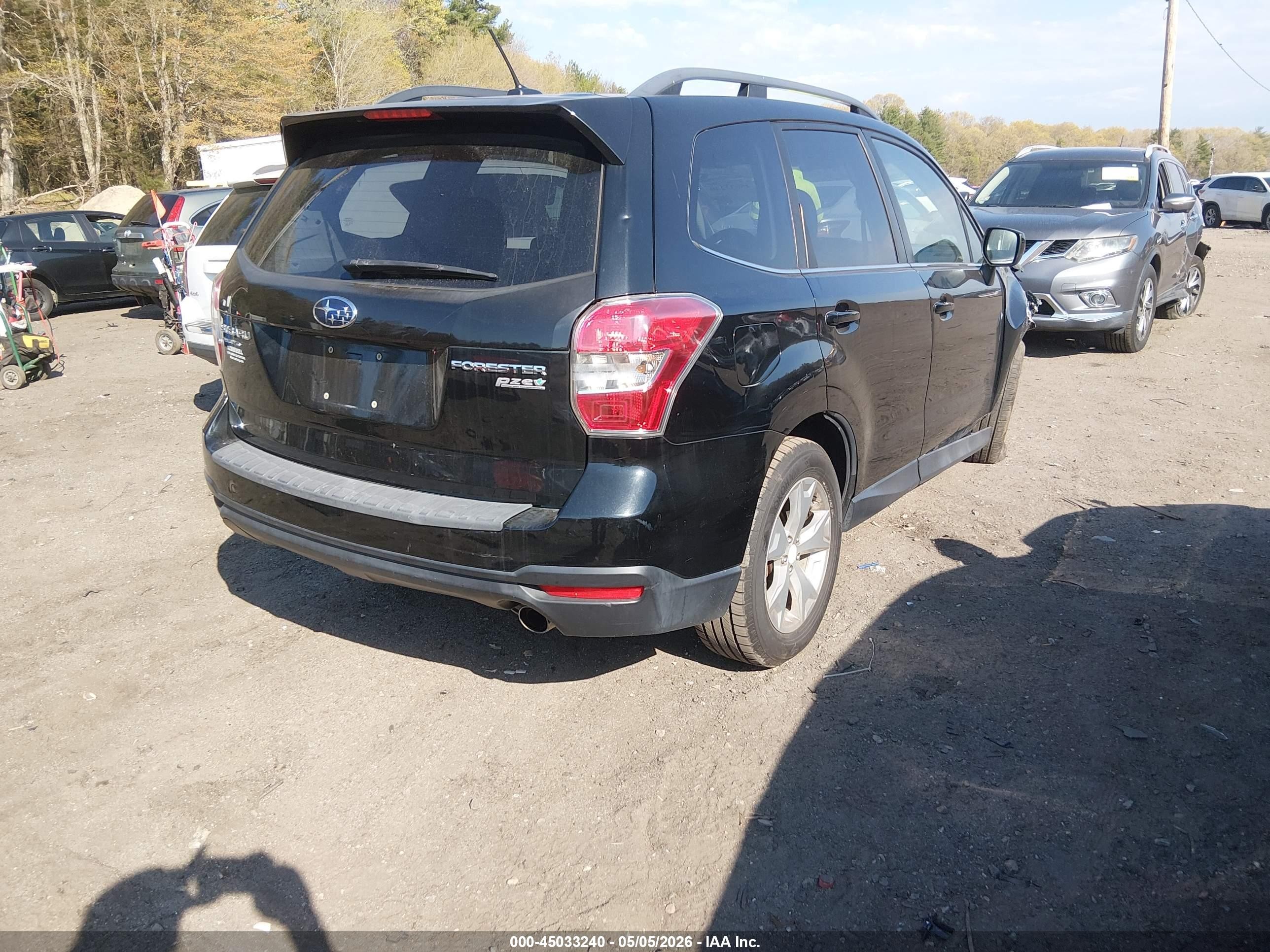 2014 Subaru Forester 2.5i Limited Black vin: JF2SJAJCXEH498206