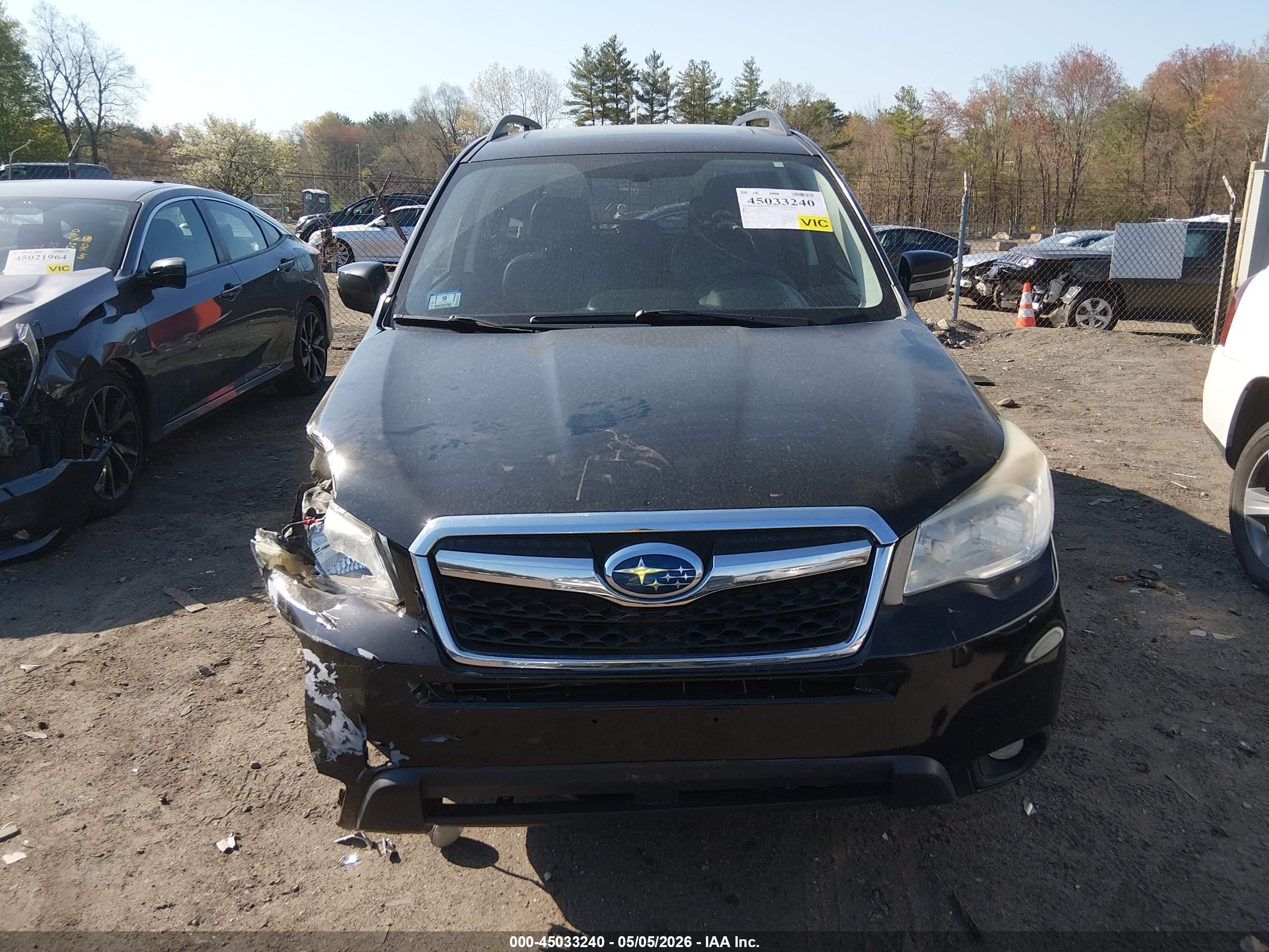 2014 Subaru Forester 2.5i Limited Black vin: JF2SJAJCXEH498206