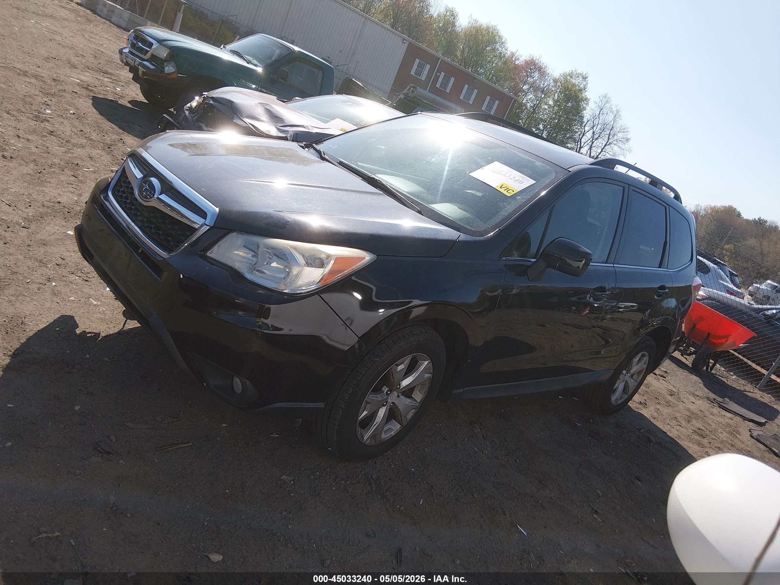 2014 Subaru Forester 2.5i Limited Black vin: JF2SJAJCXEH498206