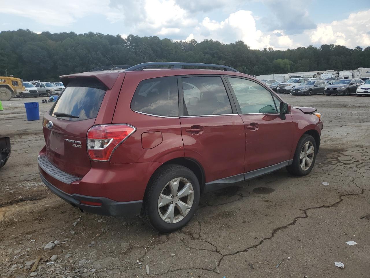 2014 Subaru Forester 2.5i Limited Red vin: JF2SJAJCXEH505817