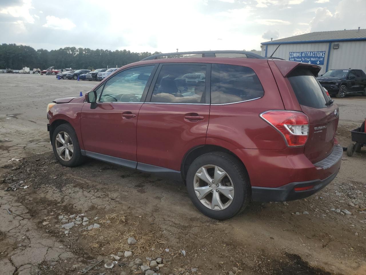 2014 Subaru Forester 2.5i Limited Red vin: JF2SJAJCXEH505817