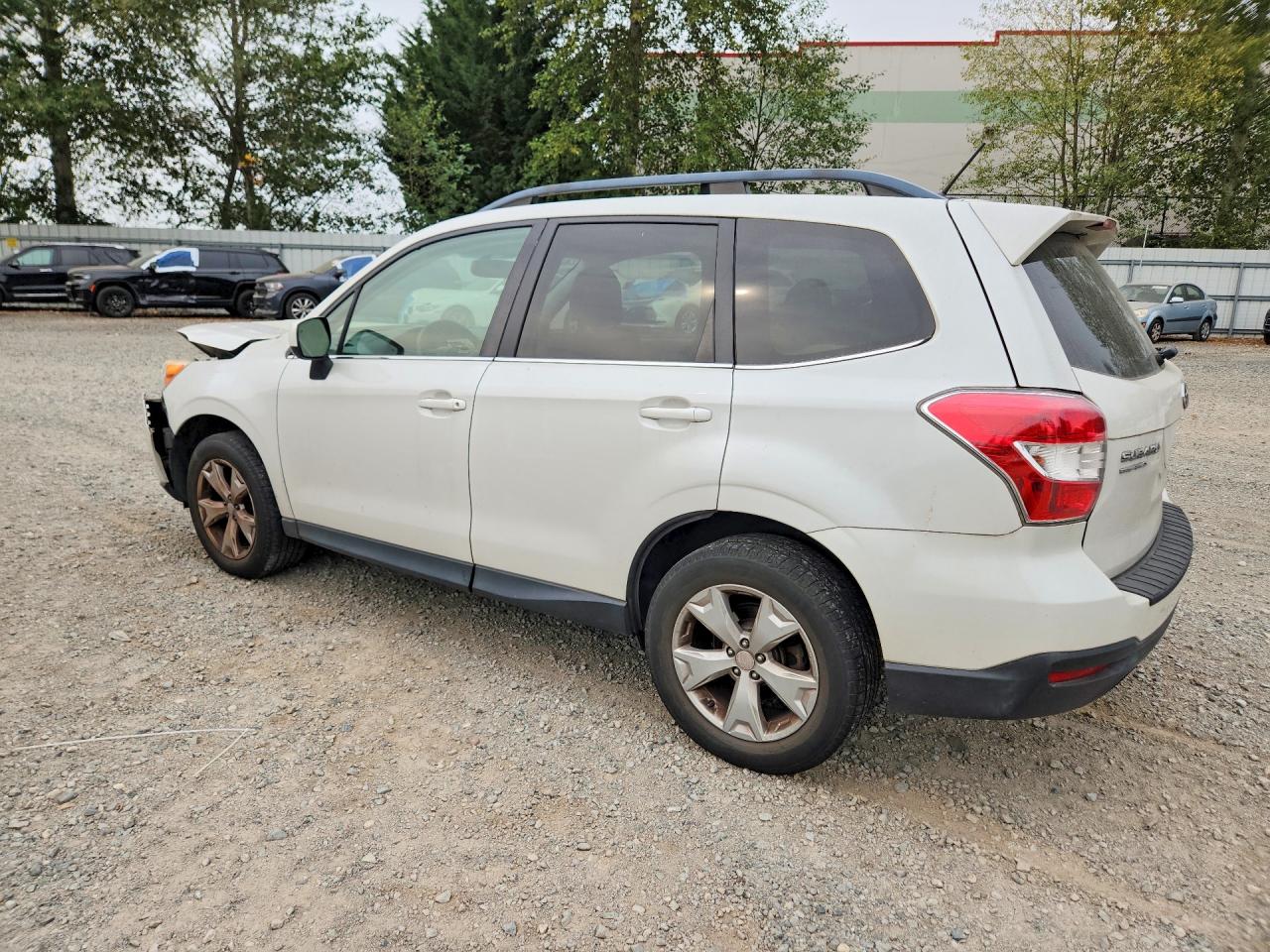 2014 Subaru Forester 2.5i Limited White vin: JF2SJAJCXEH547050