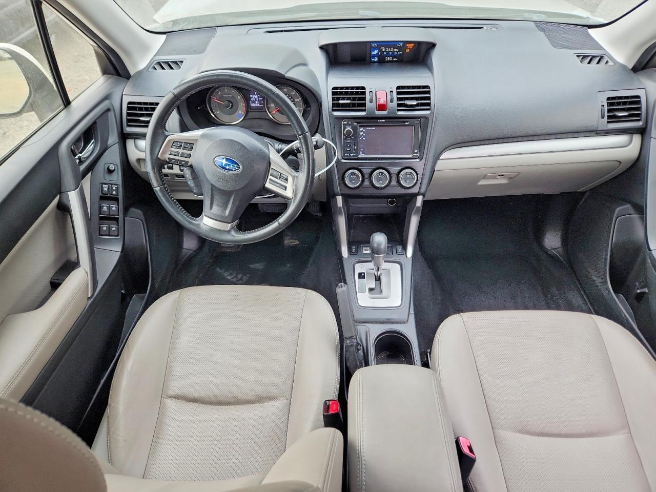 2014 Subaru Forester 2.5i Limited White vin: JF2SJAJCXEH547050