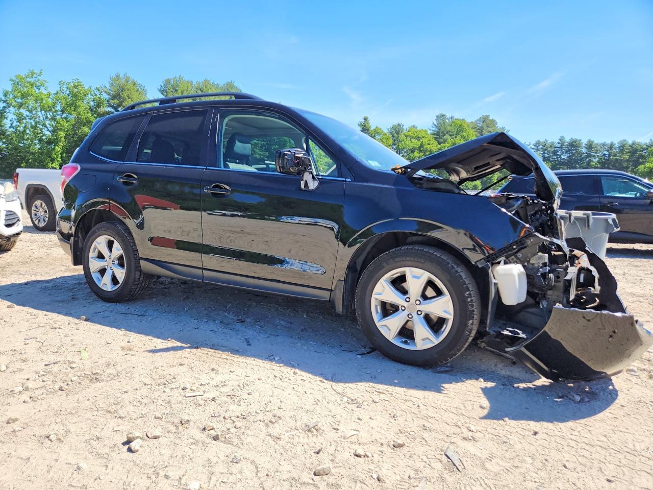 2015 Subaru Forester 2.5i Limited Black vin: JF2SJAKC2FH501776
