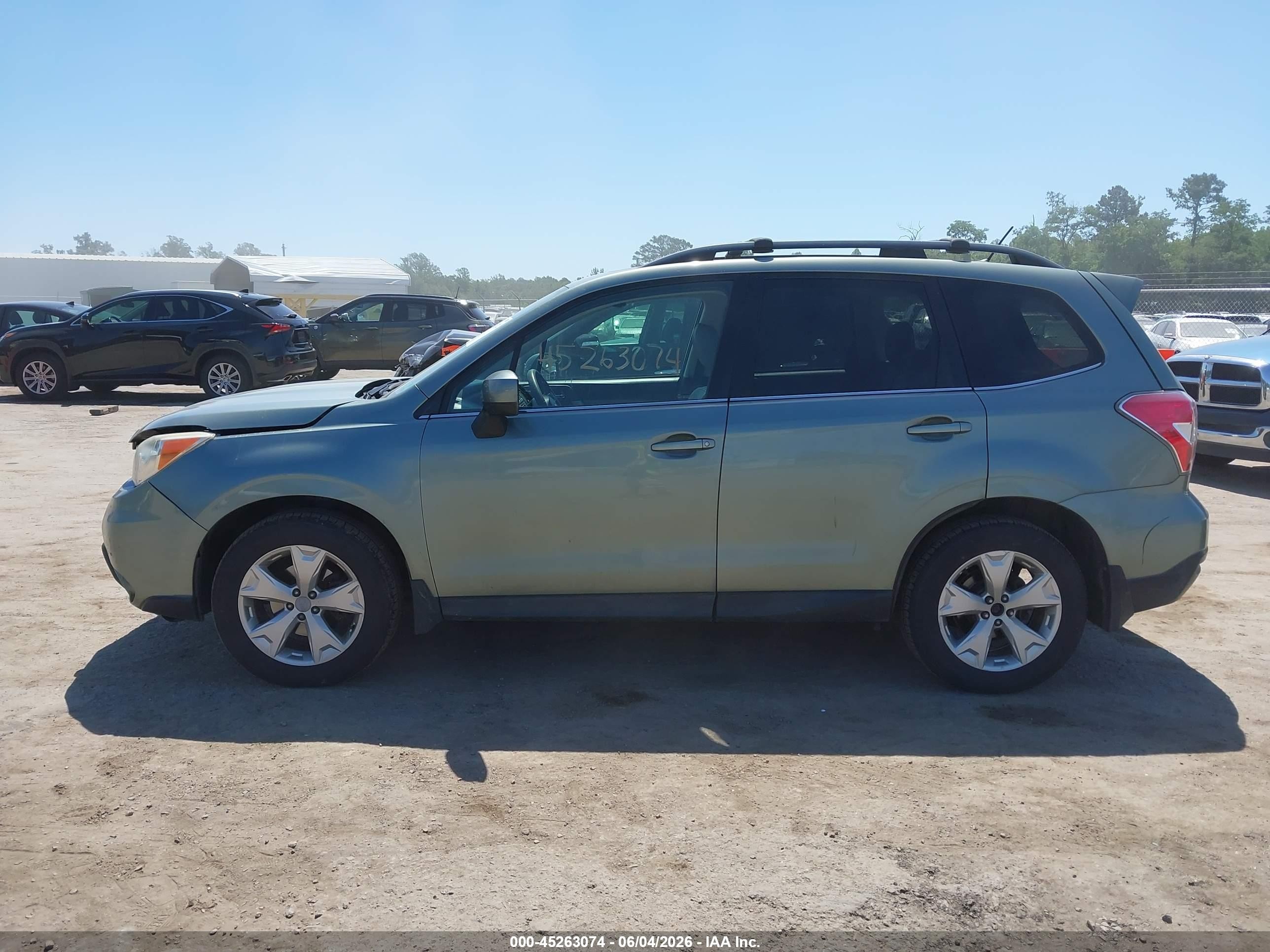2015 Subaru Forester 2.5i Limited Green vin: JF2SJAKC3FH435027