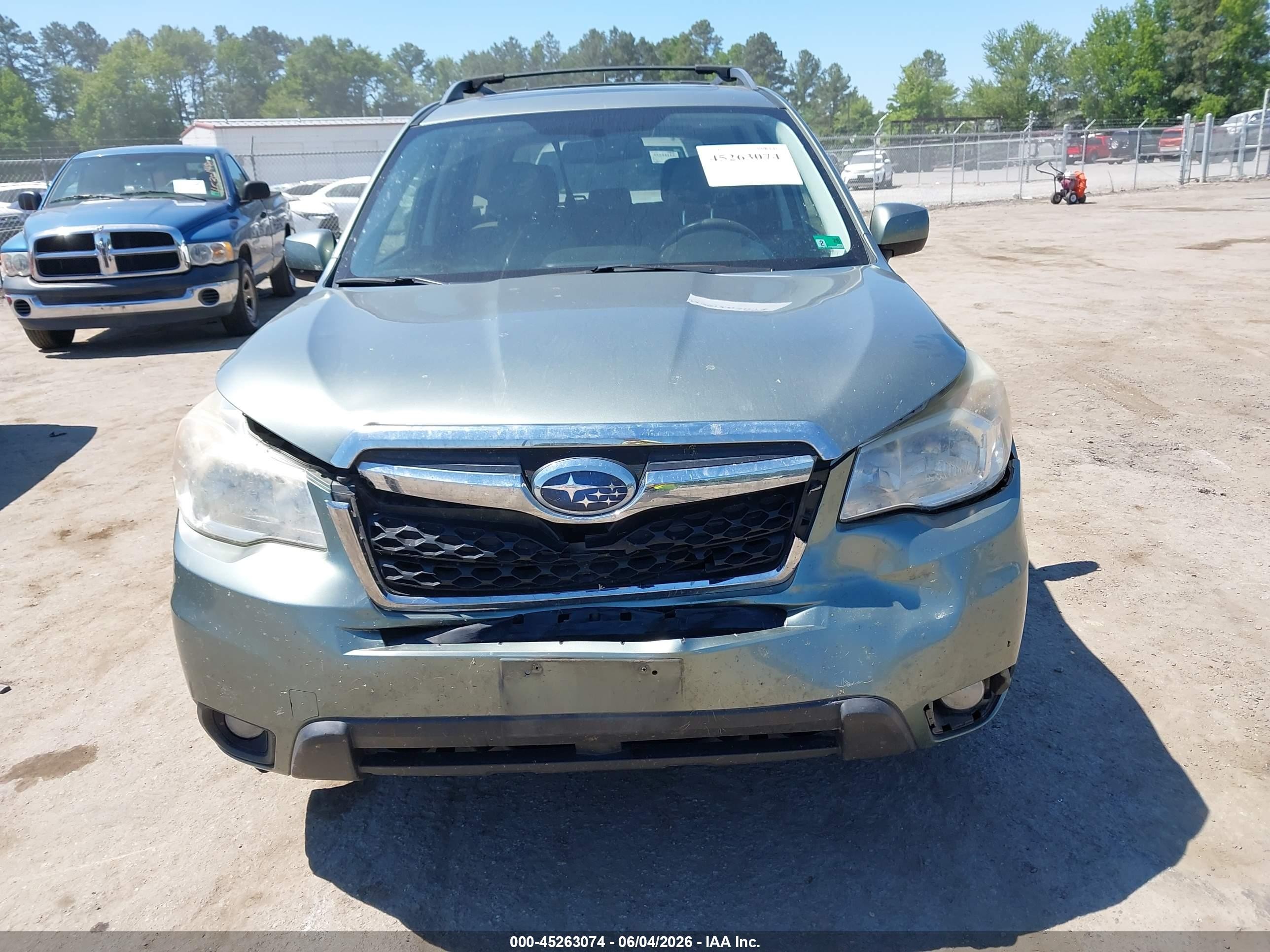 2015 Subaru Forester 2.5i Limited Green vin: JF2SJAKC3FH435027