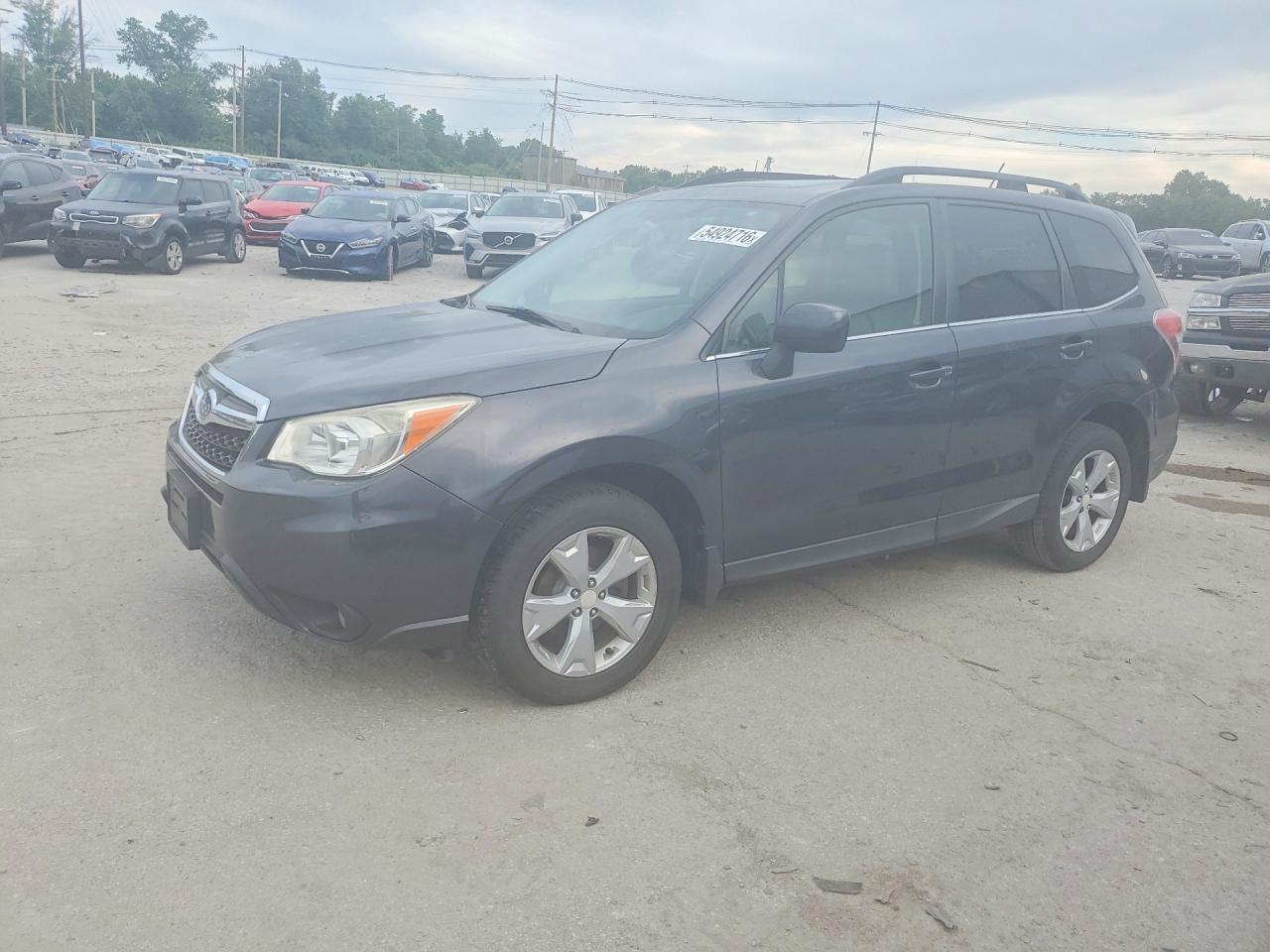2015 Subaru Forester 2.5i Limited Gray vin: JF2SJAKC3FH525858