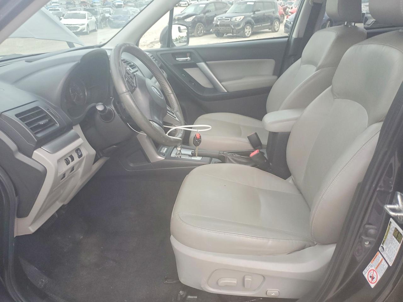 2015 Subaru Forester 2.5i Limited Gray vin: JF2SJAKC3FH525858