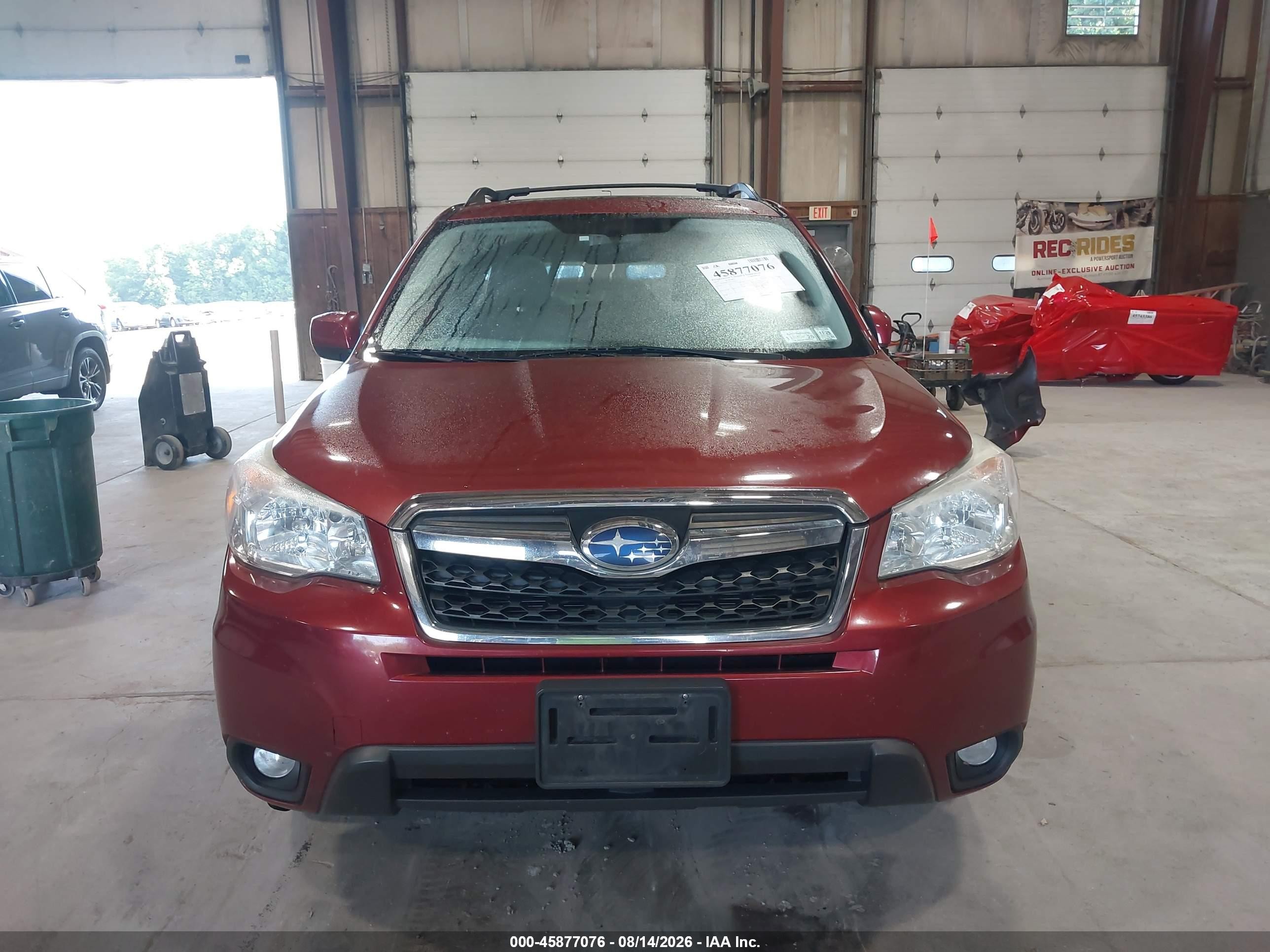 2015 Subaru Forester 2.5i Limited Красный vin: JF2SJAKC5FH430718